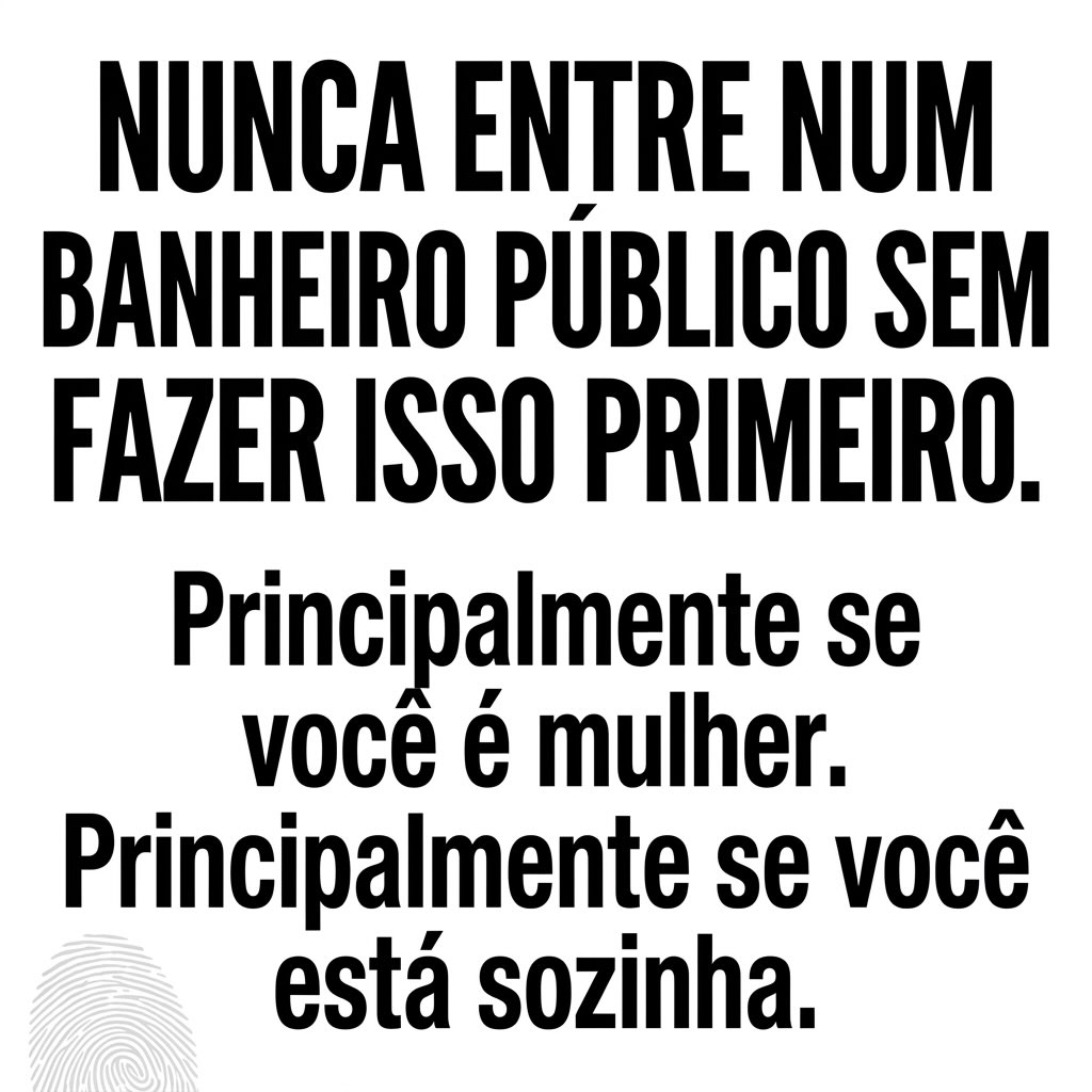 Wesley Gimenez Krav Maga Caveira Facebook ad: Banheiro público parece um lugar comum.Não é