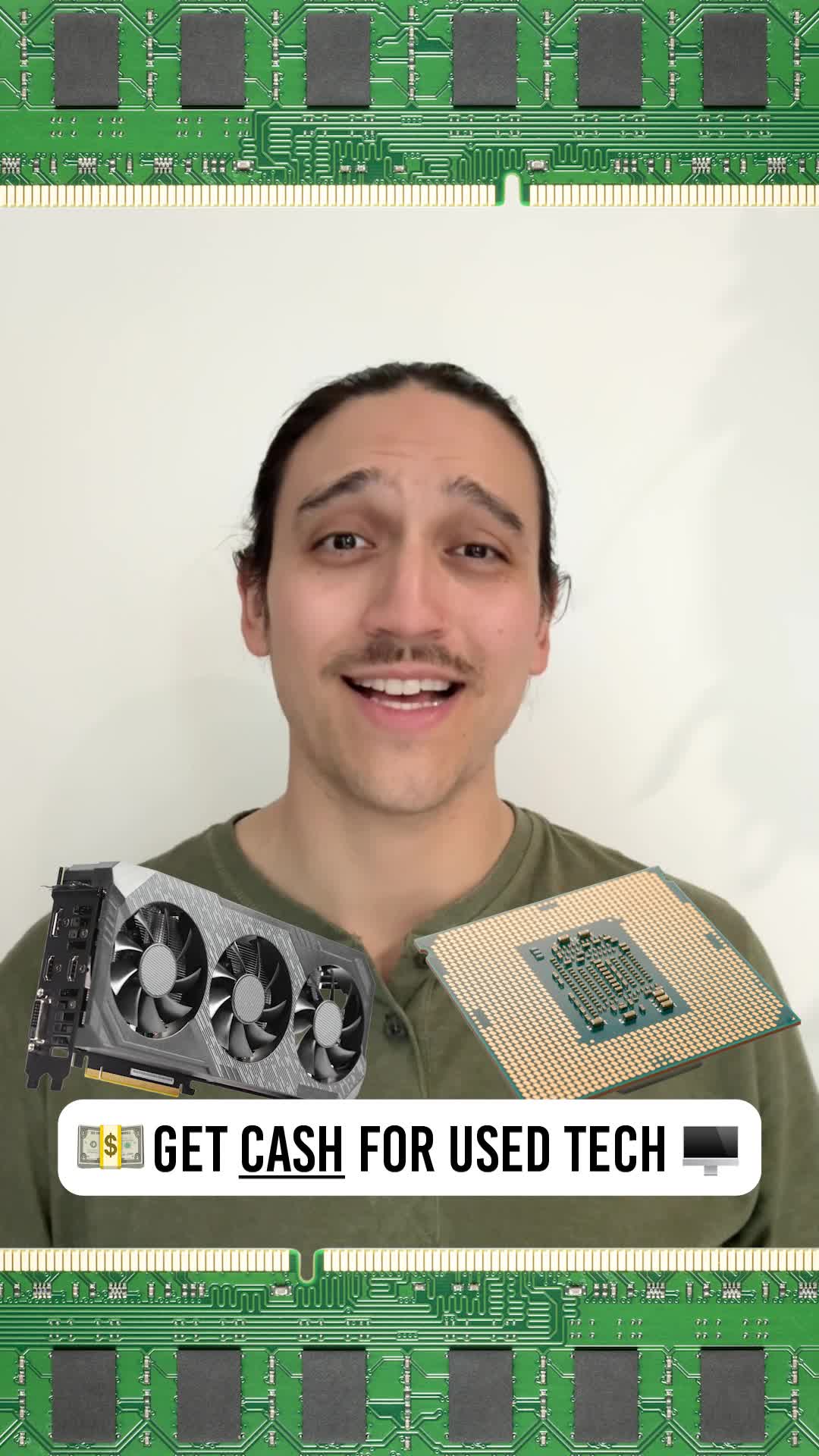 SellGPU.com Facebook ad: Fast, hassle-free and reliable