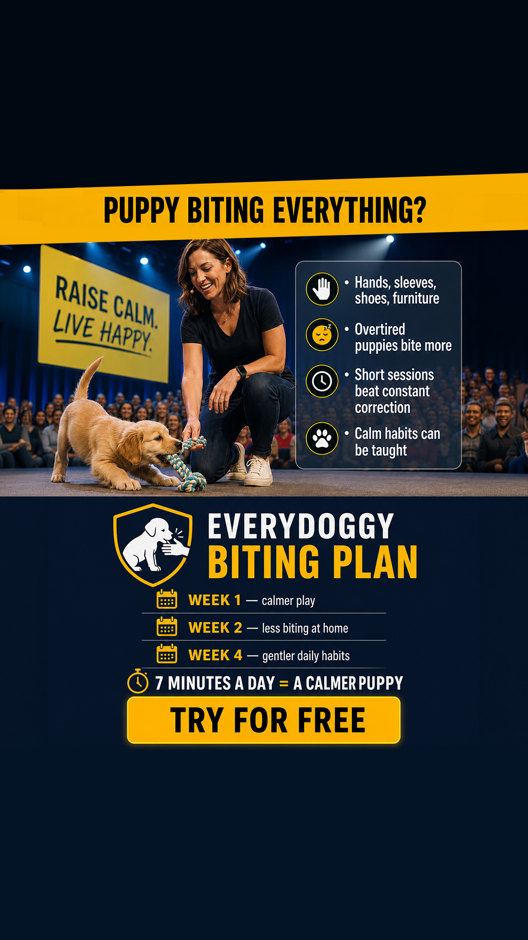 Ben Your Puppy Trainer Facebook ad