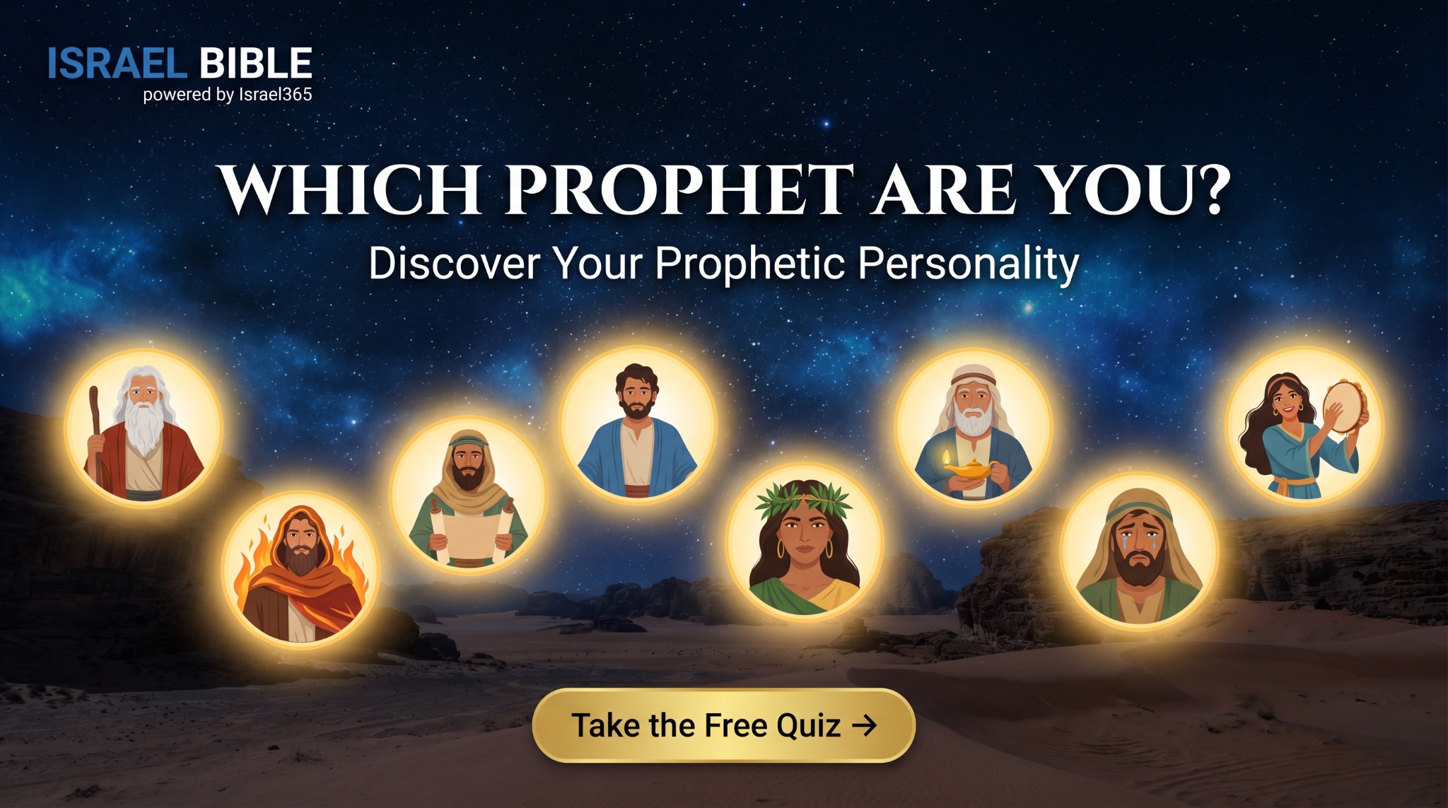 Israel365 Facebook ad: Discover Your Prophetic Personality