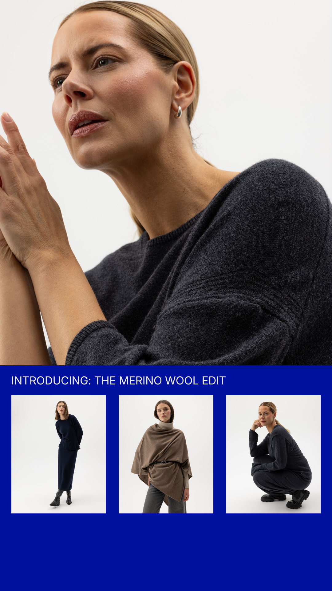 Holebrook Sweden Facebook ad: The Merino Wool Edit | Upptäck vår merinoull kollektion…