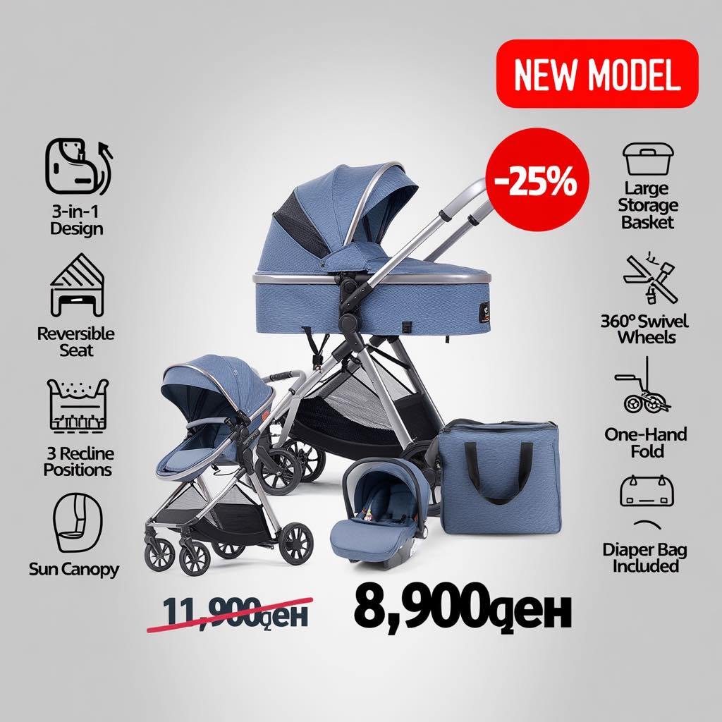HudHud Store Facebook ad: 5 ДЕНА, 5 ПРОИЗВОДИ НА ПОПУСТ!