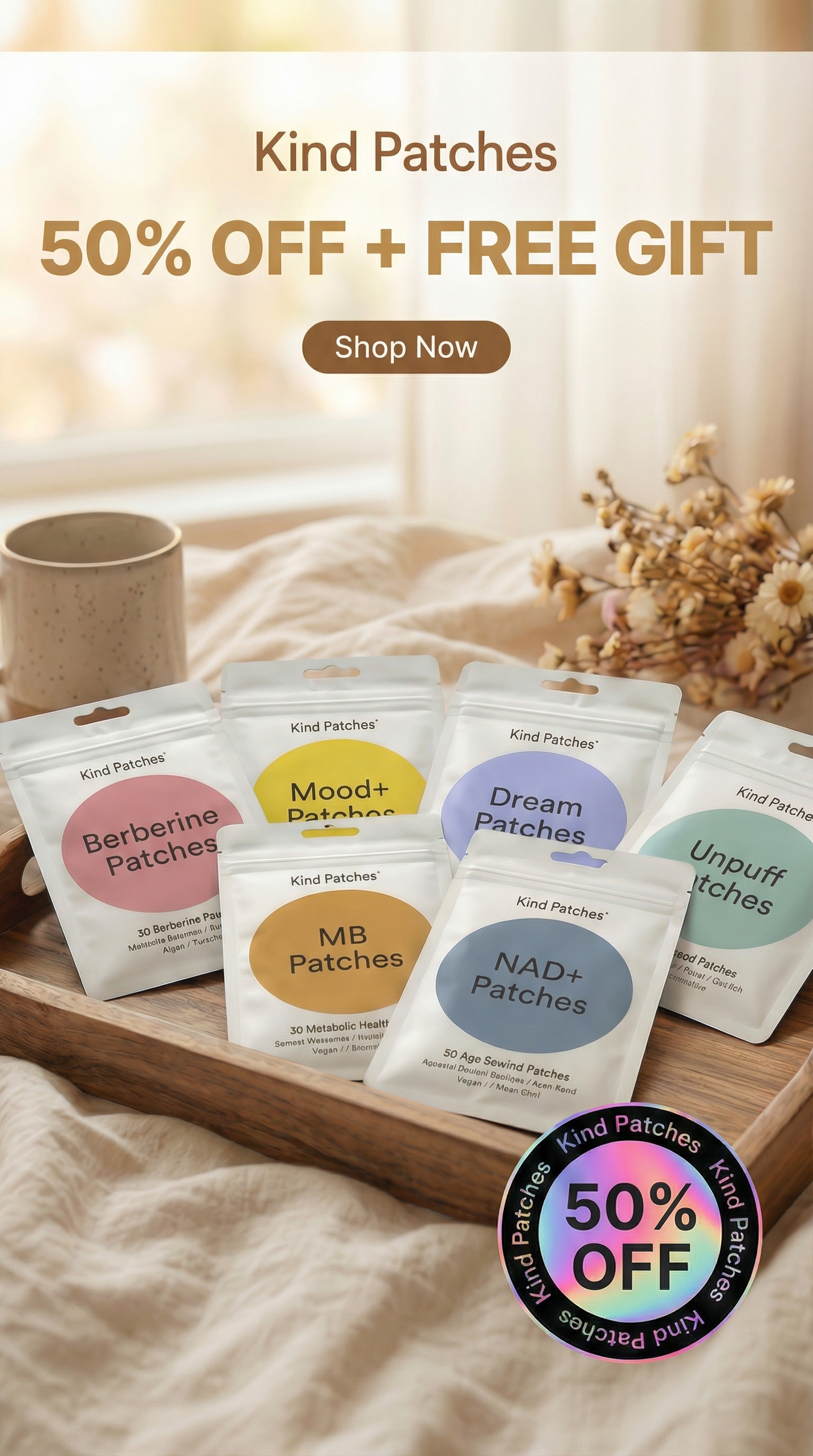 Kind Patches Facebook ad