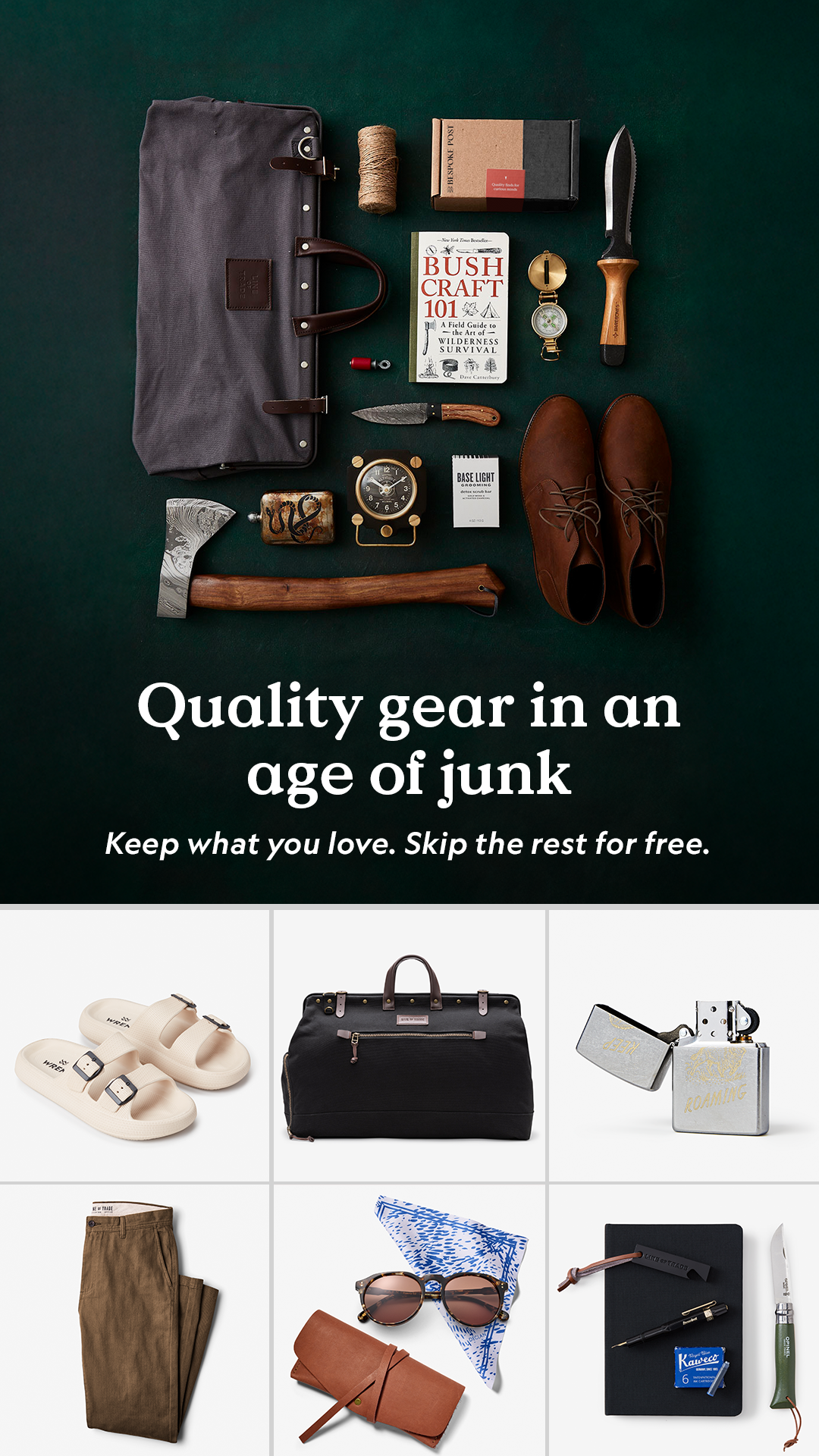 Bespoke Post Facebook ad