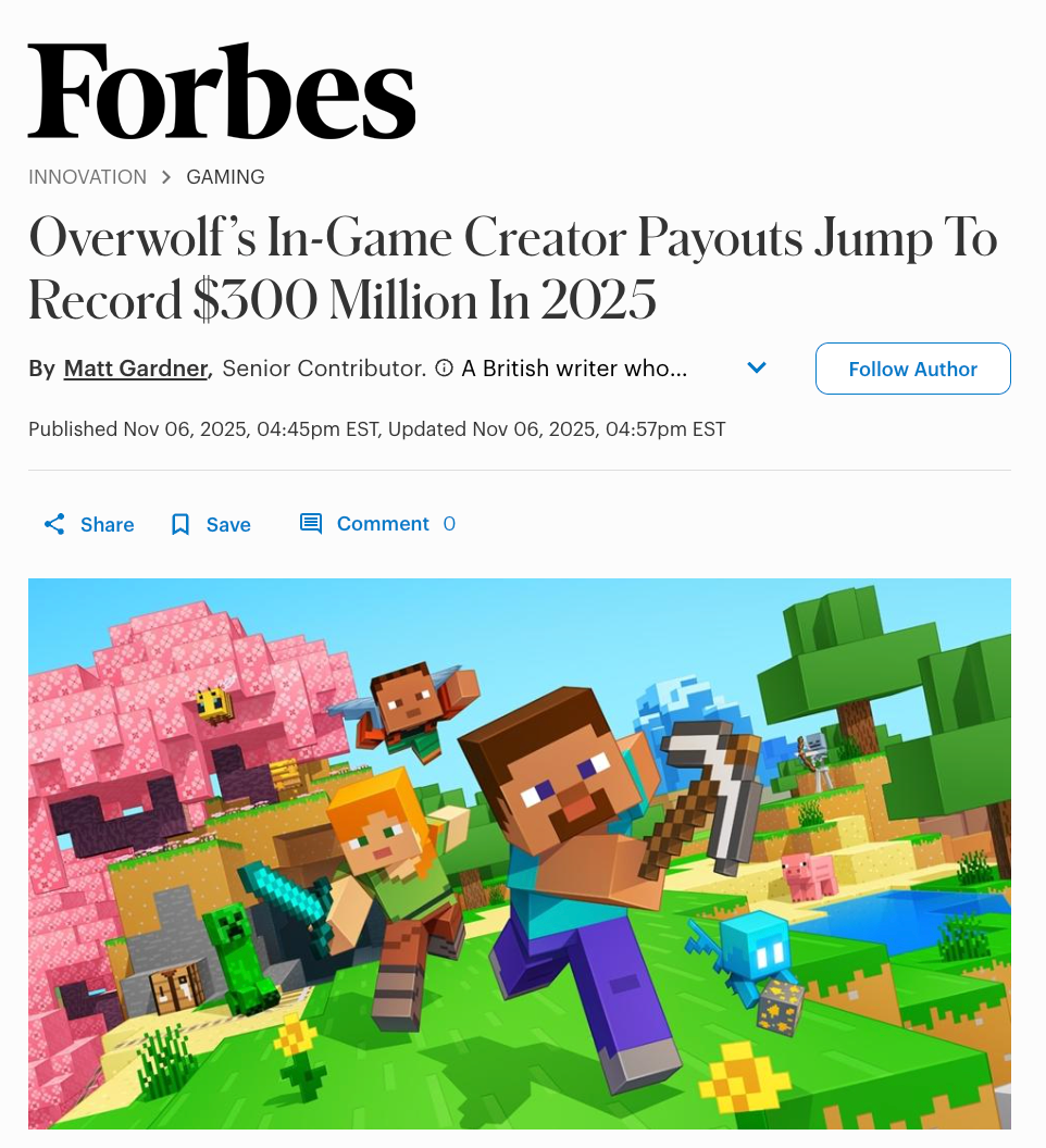 Overwolf Facebook ad