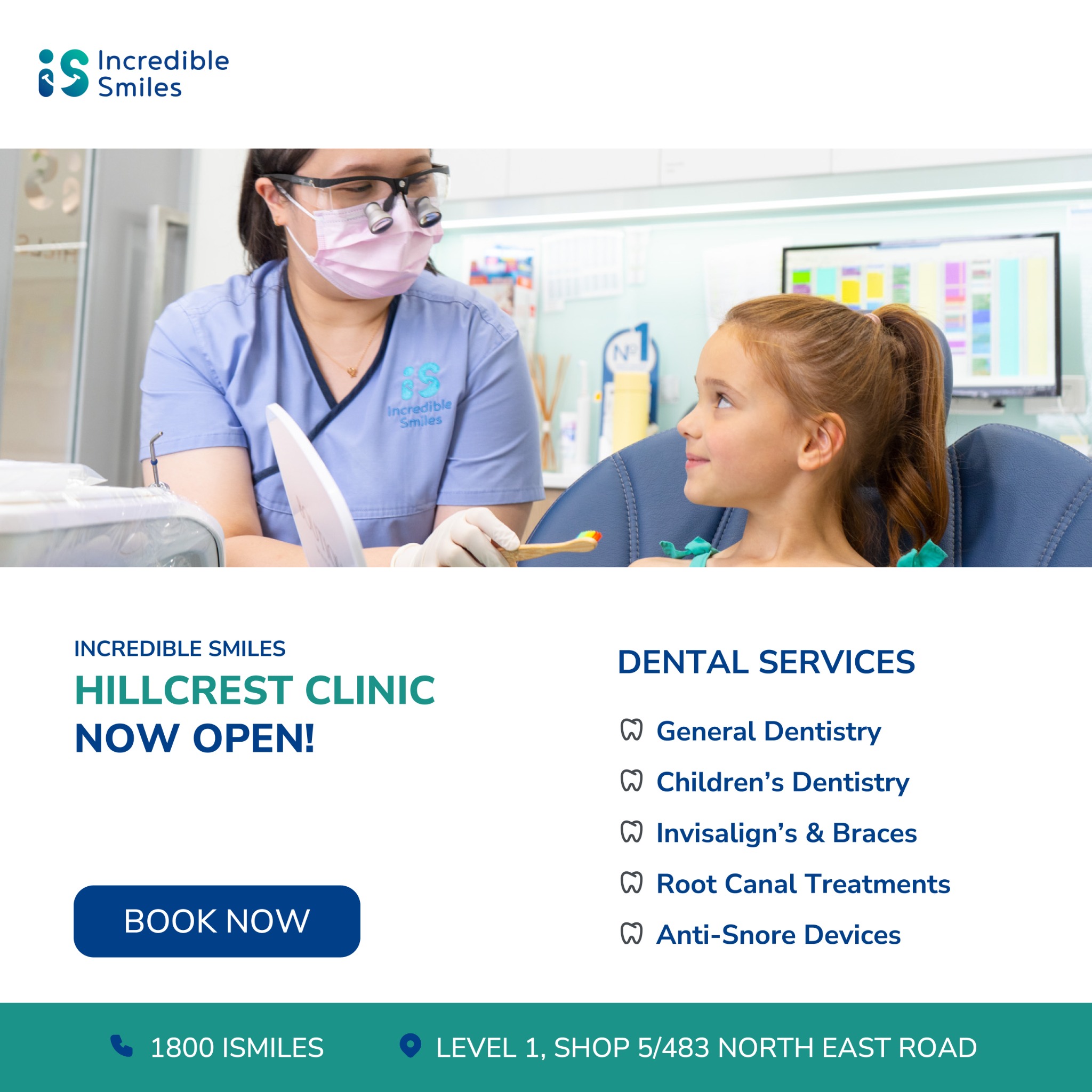 Incredible Smiles Hillcrest Facebook ad