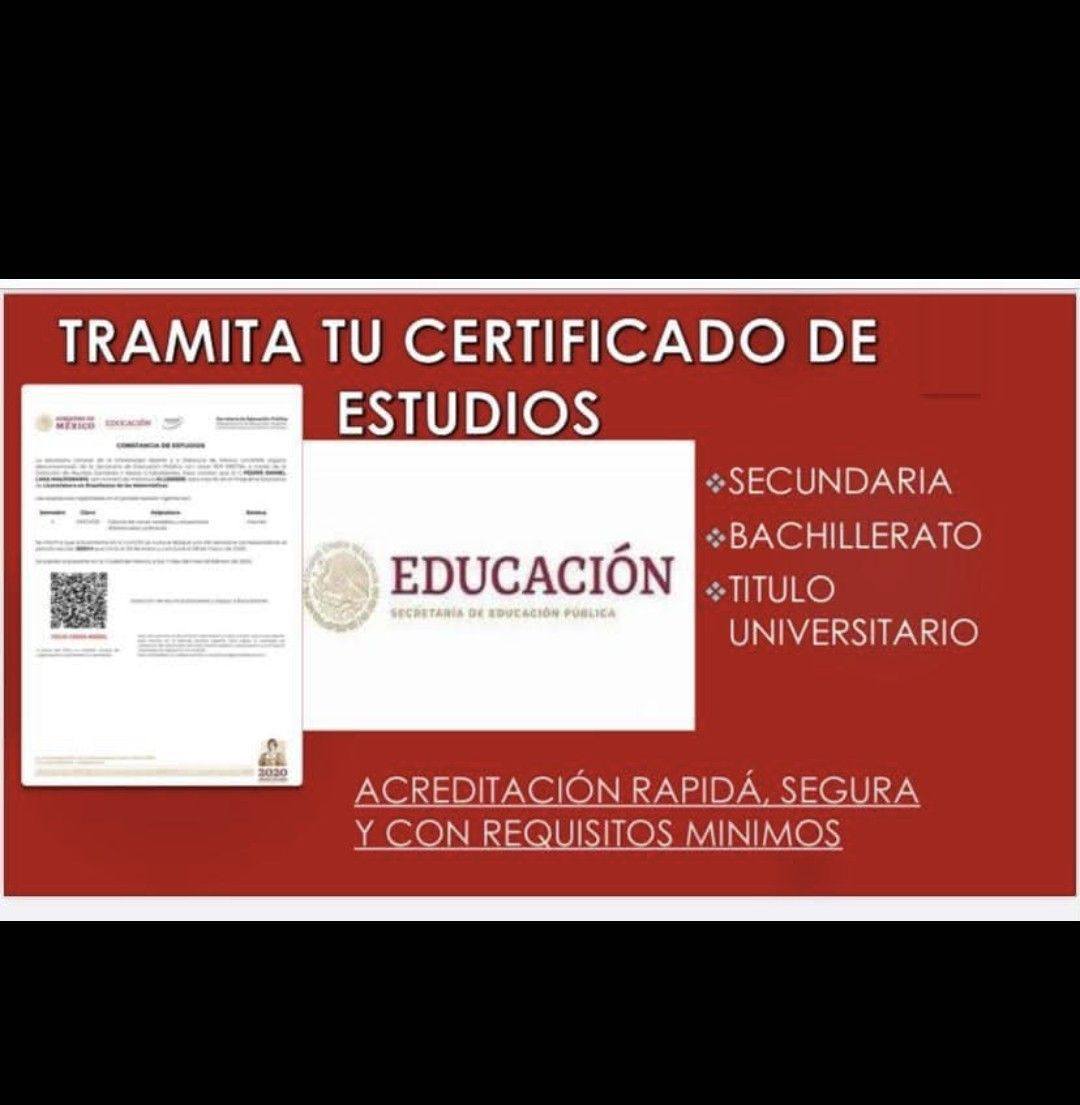 Educación express Facebook ad: DOCUMENTOS ESCOLARES OFICIALES