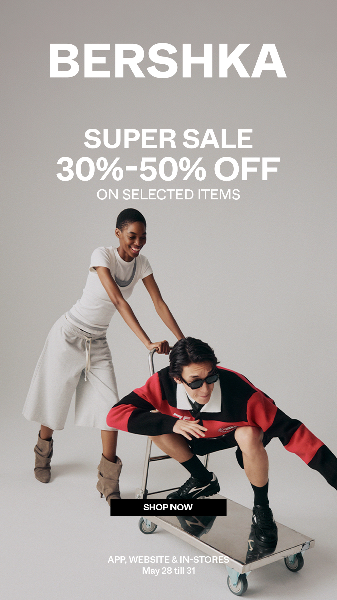 Bershka Facebook ad
