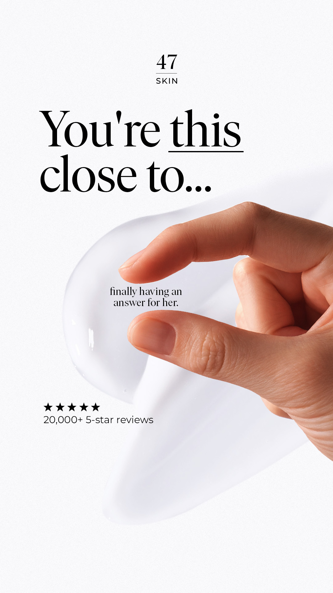 47Skin Facebook ad