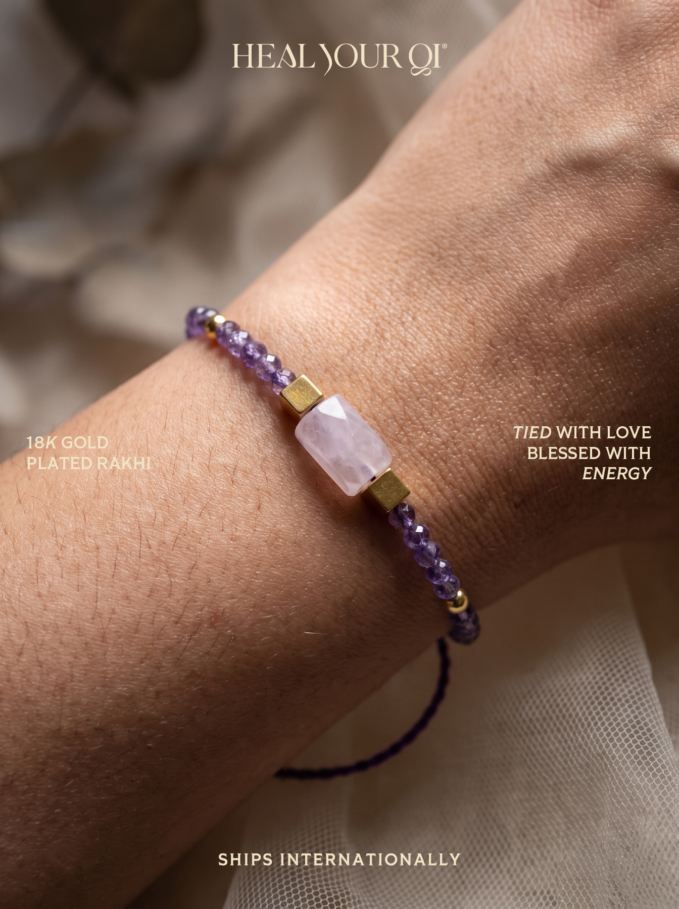 Healyourqi Facebook ad: Celebrate with Elegance and Healing