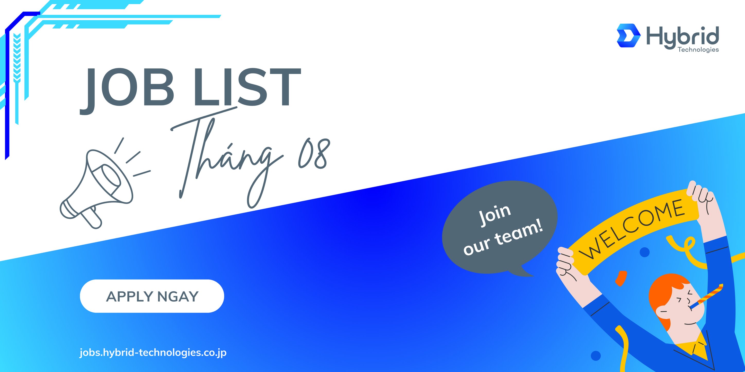 Tuyển dụng Hybrid Technologies Facebook ad: Job List Tháng 08: JOB HAY - ĐĂNG…