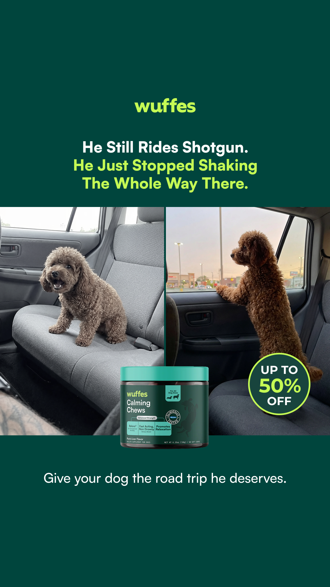 Wuffes Facebook ad
