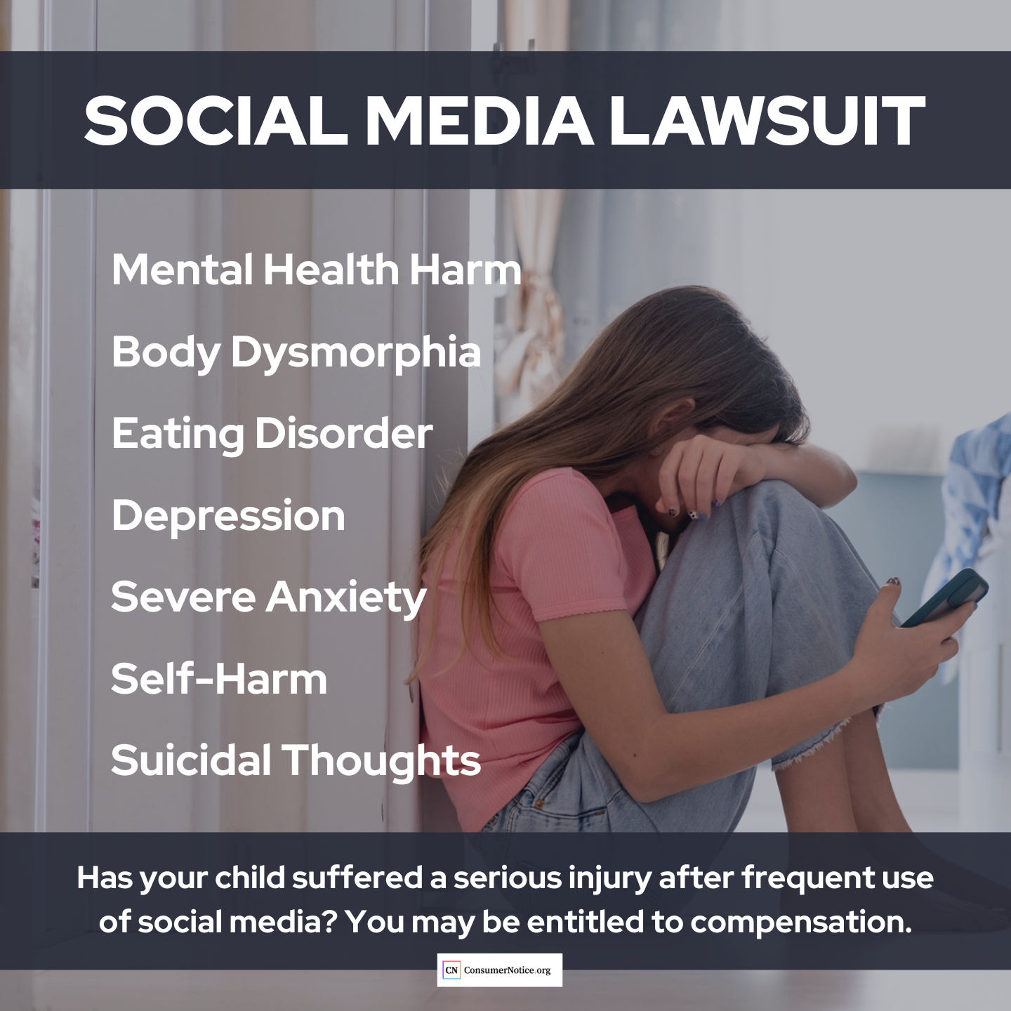 Consumer Notice Facebook ad