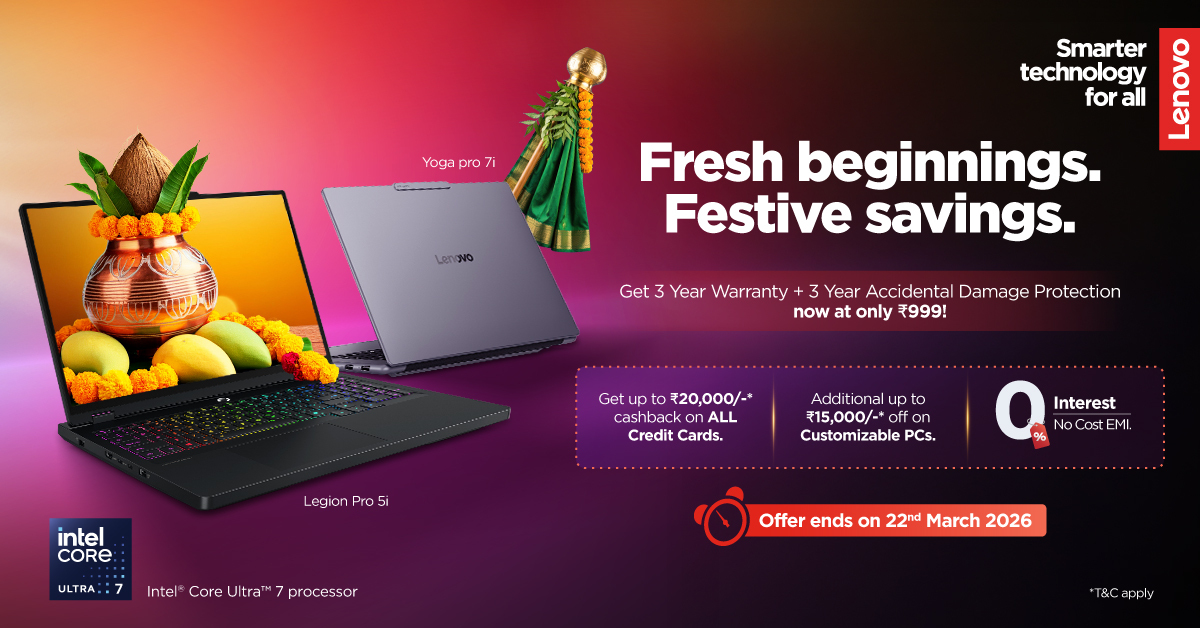 Lenovo India Facebook ad