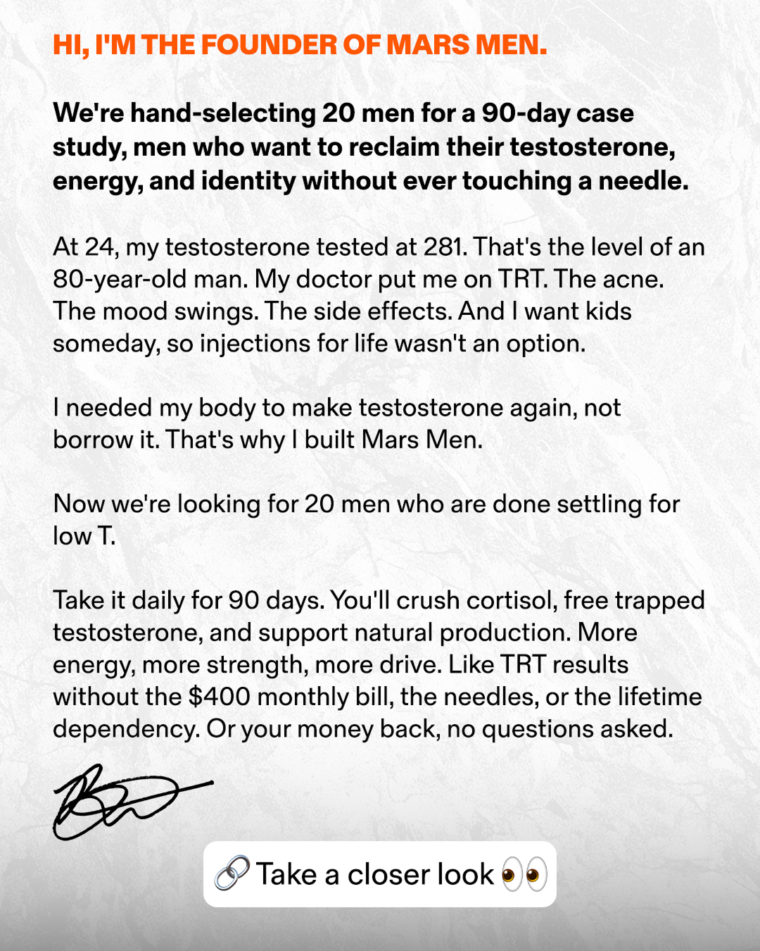 Benjamin Smith Facebook ad