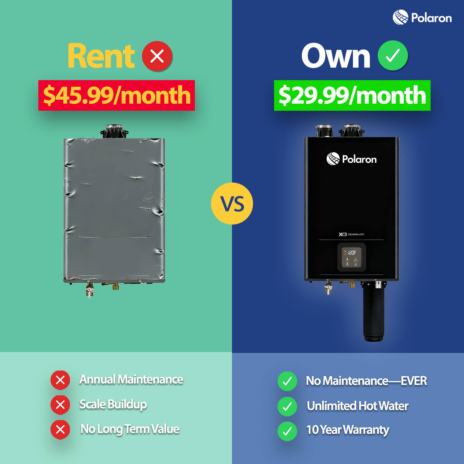 Polaron Comfort Facebook ad