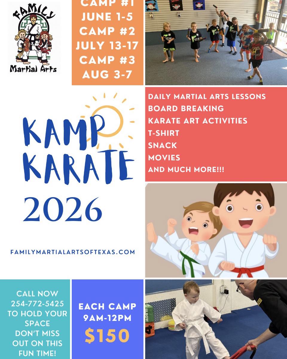 Family Martial Arts of Texas Facebook ad