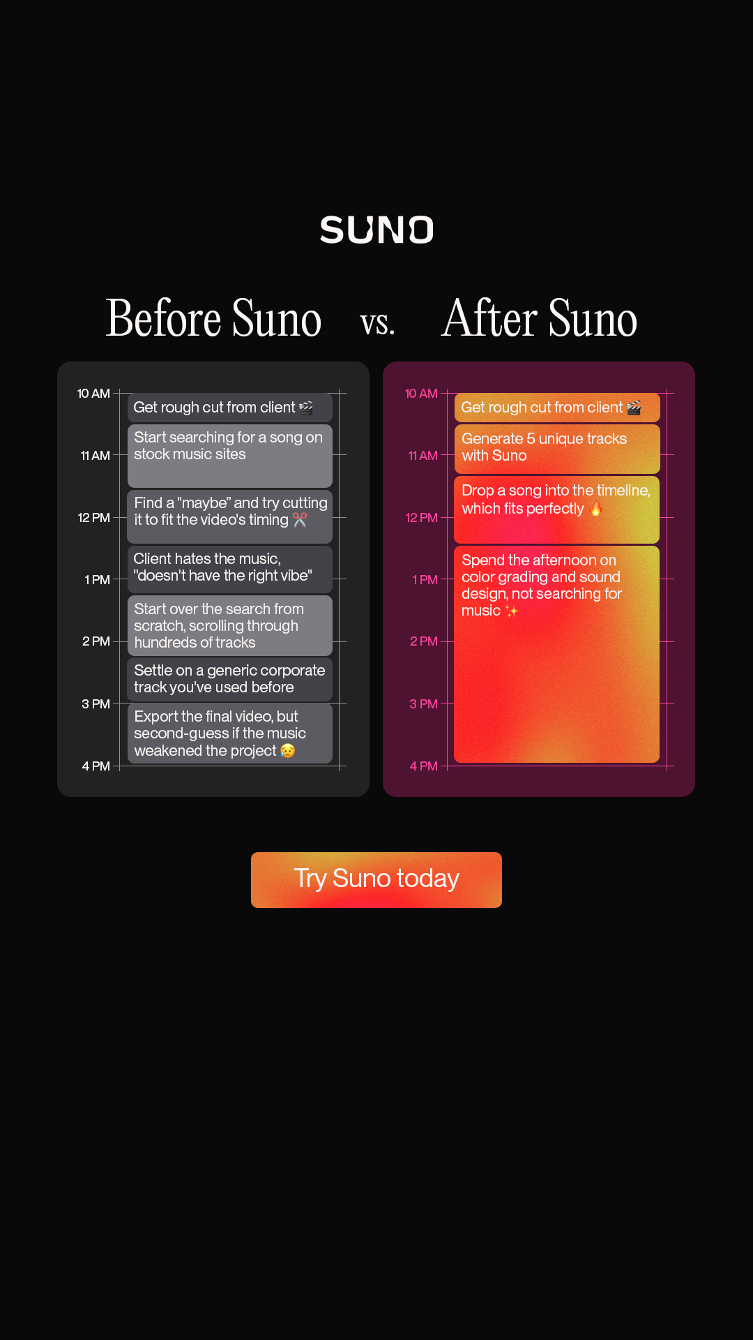 Suno Facebook ad