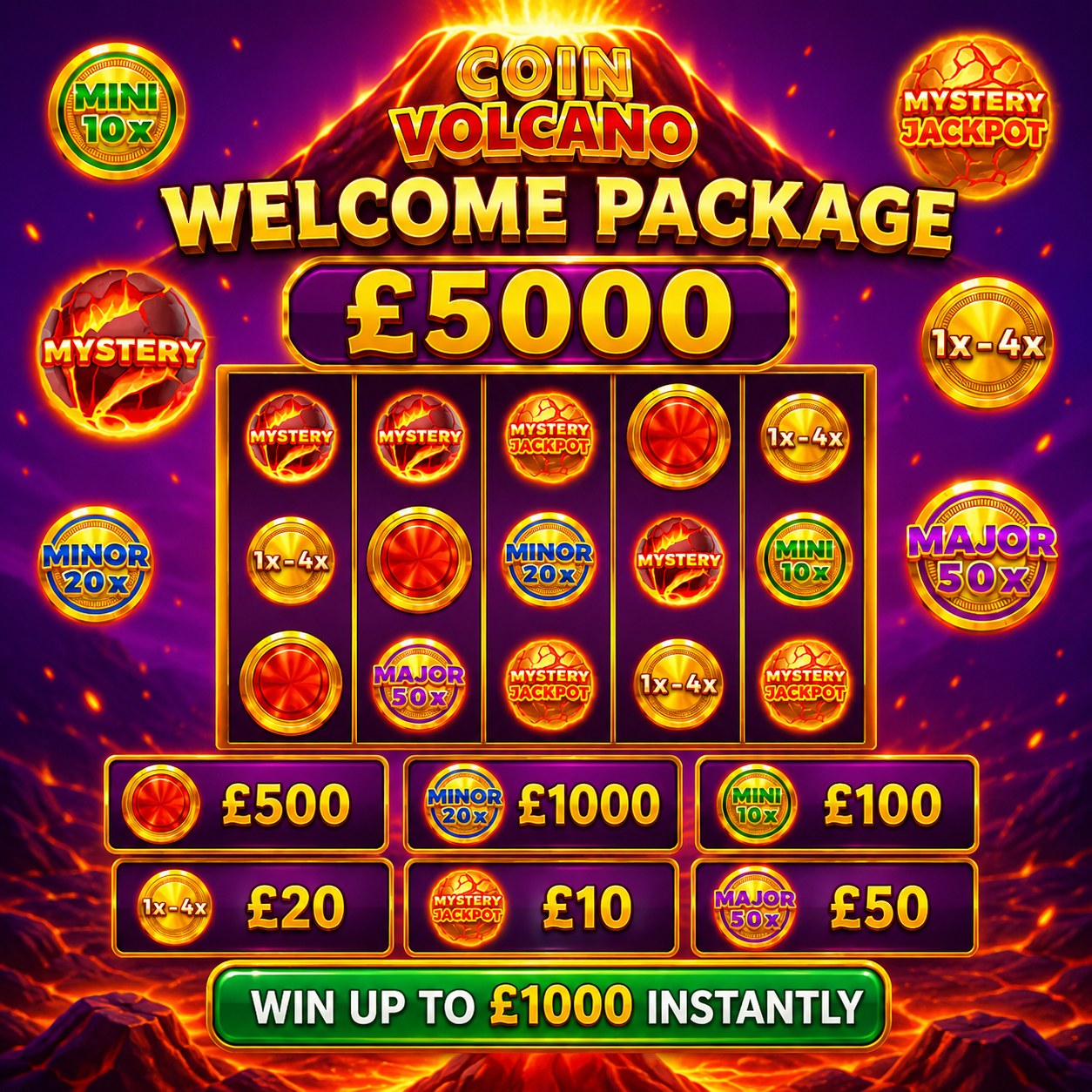 Joker Games Facebook ad: Exclusive: Β£5000 + 500FS! ππ‘πππ‘π π§π’π π’π₯π₯π’πͺ