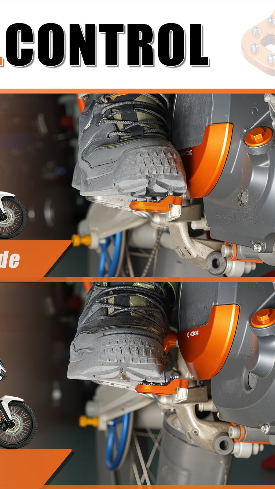 Nicecnc Store Facebook ad: Upgrade your brake control for just $17.99!