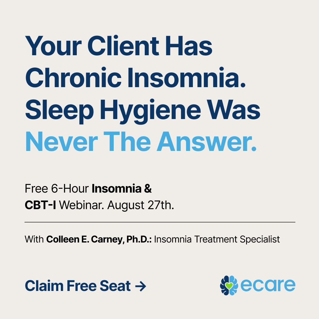 eCare Behavioral Health Institute Facebook ad