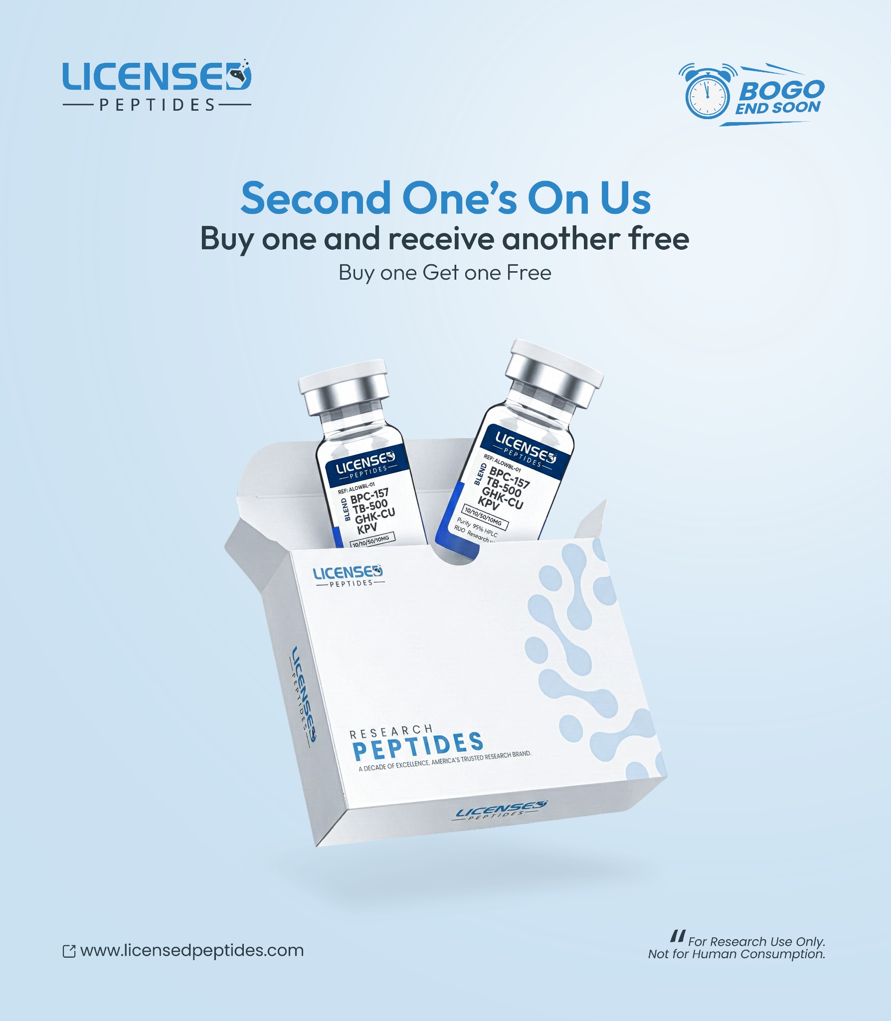 Licensed Peptides Facebook ad