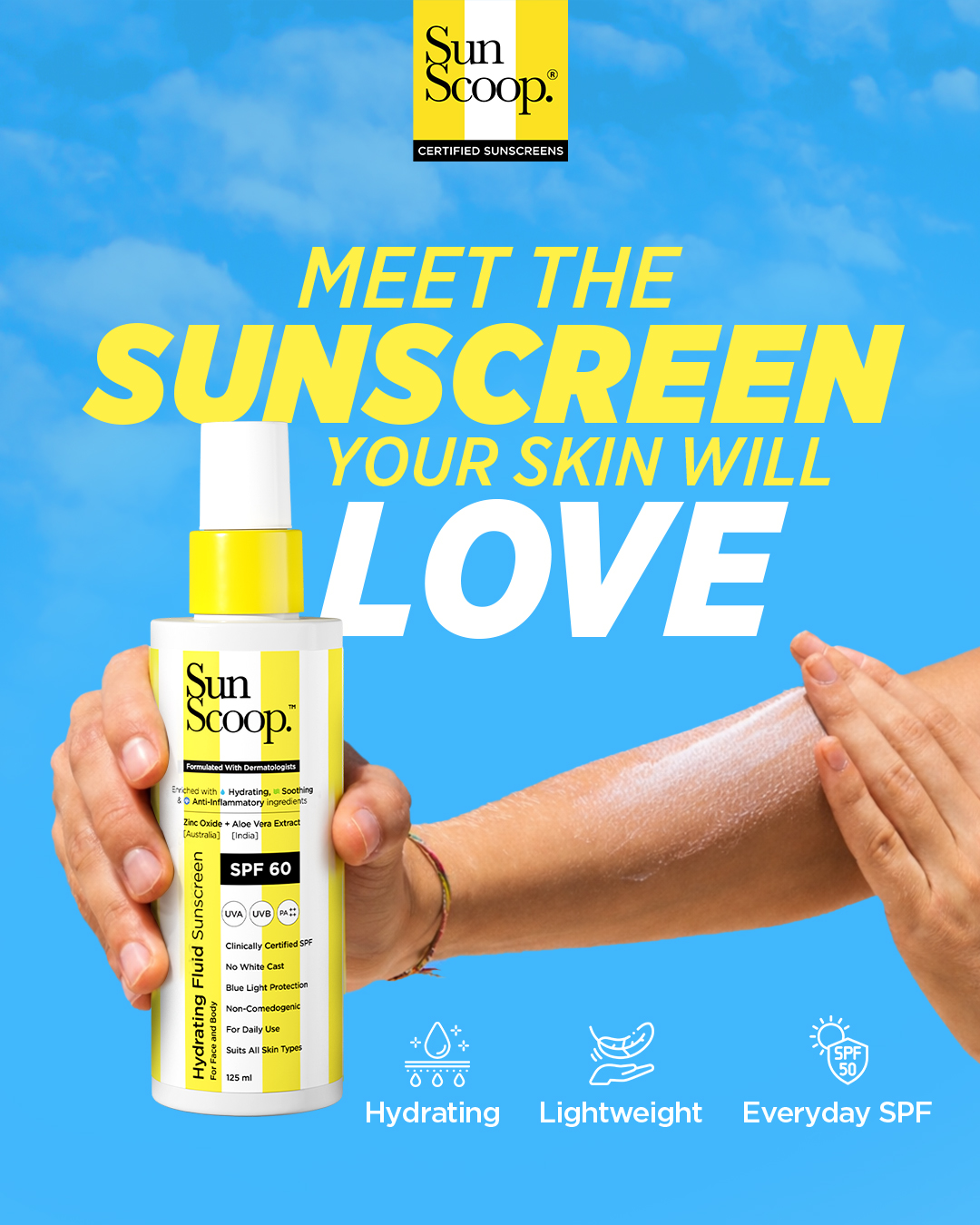 Sunscoop SPF Facebook ad