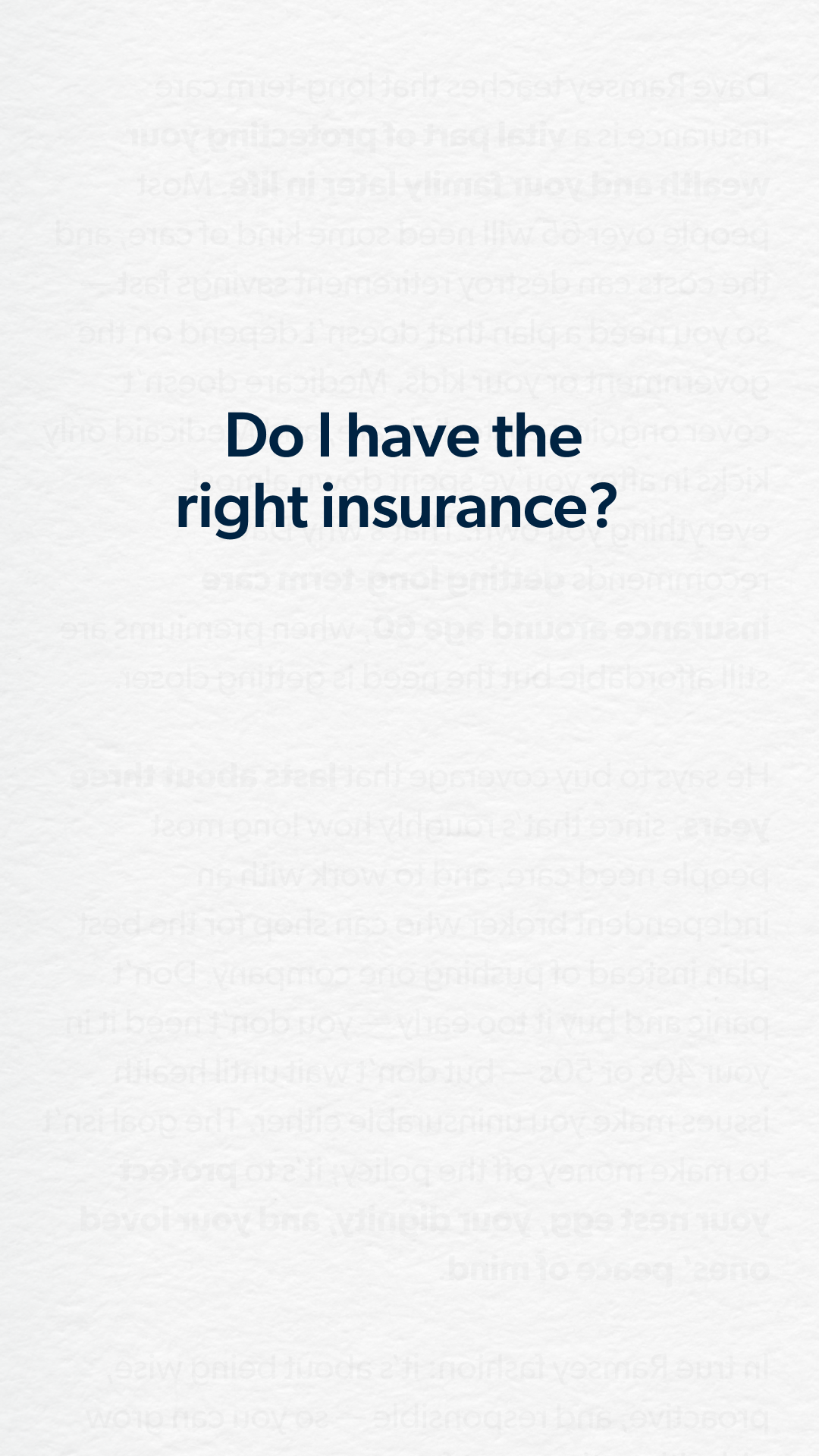 Dave Ramsey Facebook ad