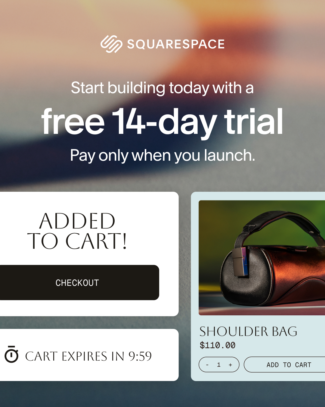 Squarespace Facebook ad