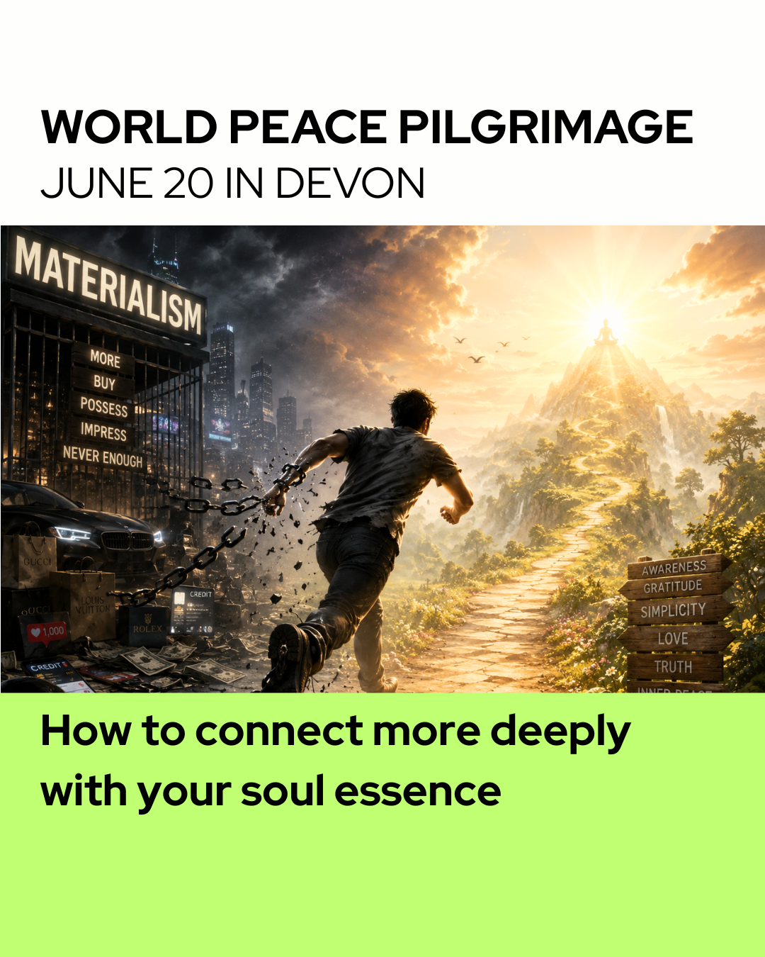 The Aetherius Society - UK Facebook ad: Coming along to the social after the pilgrimage?