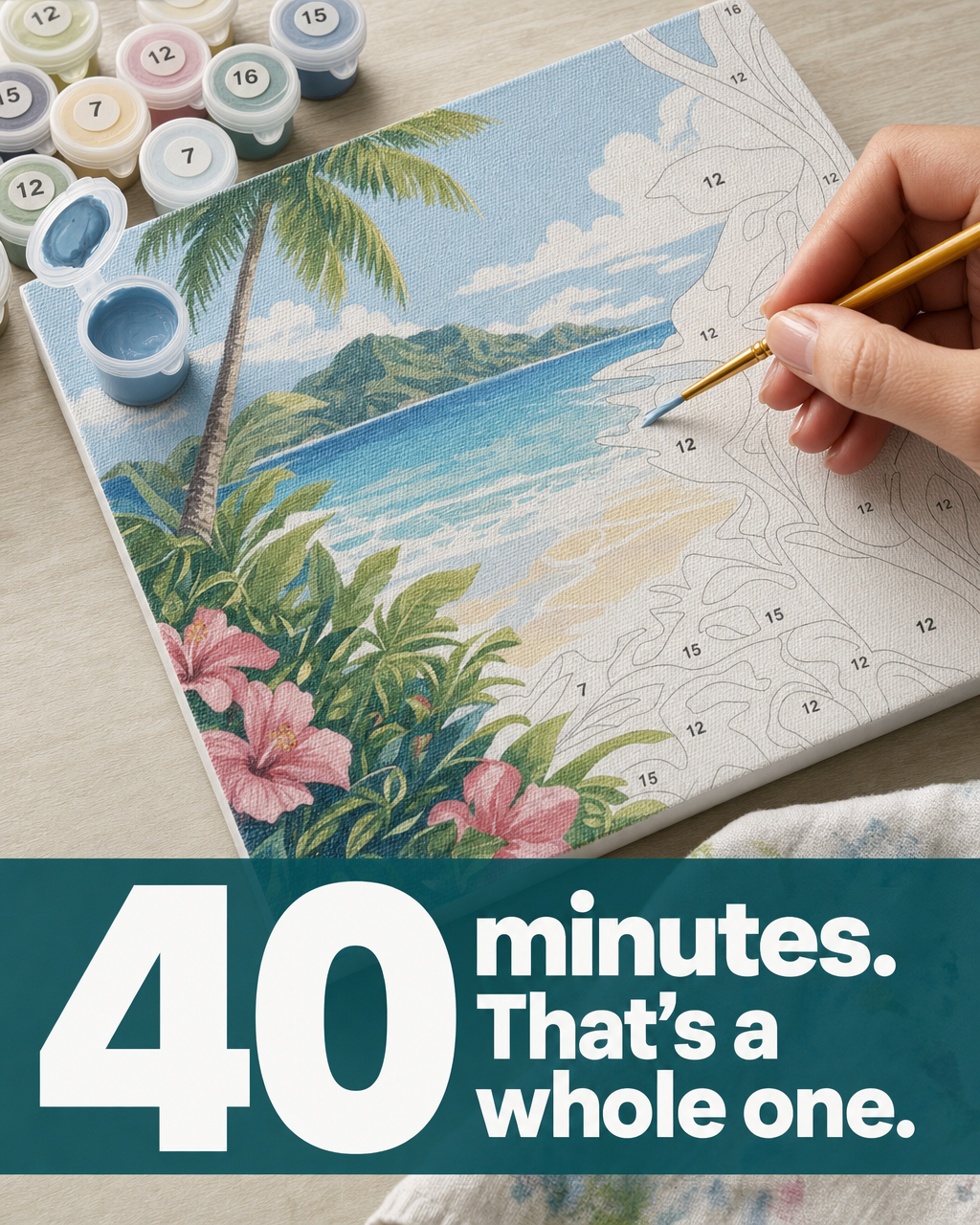 Art Therapy by Eleni Nicolaou Facebook ad: The Hour After Work.