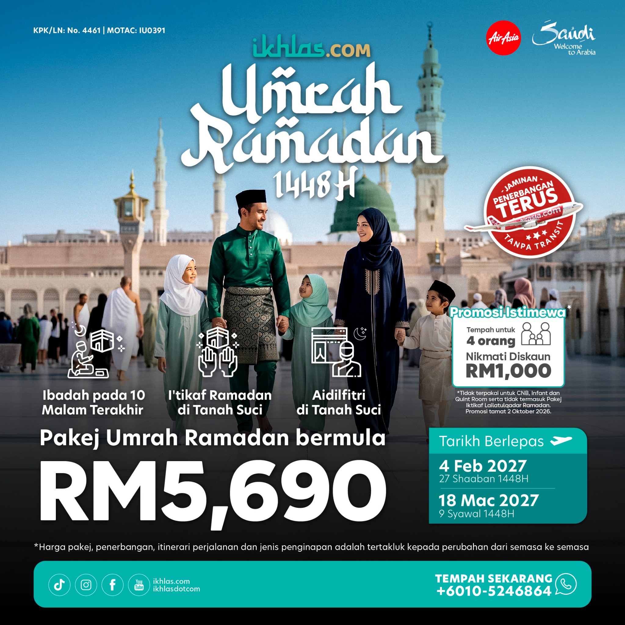 IKHLAS Facebook ad
