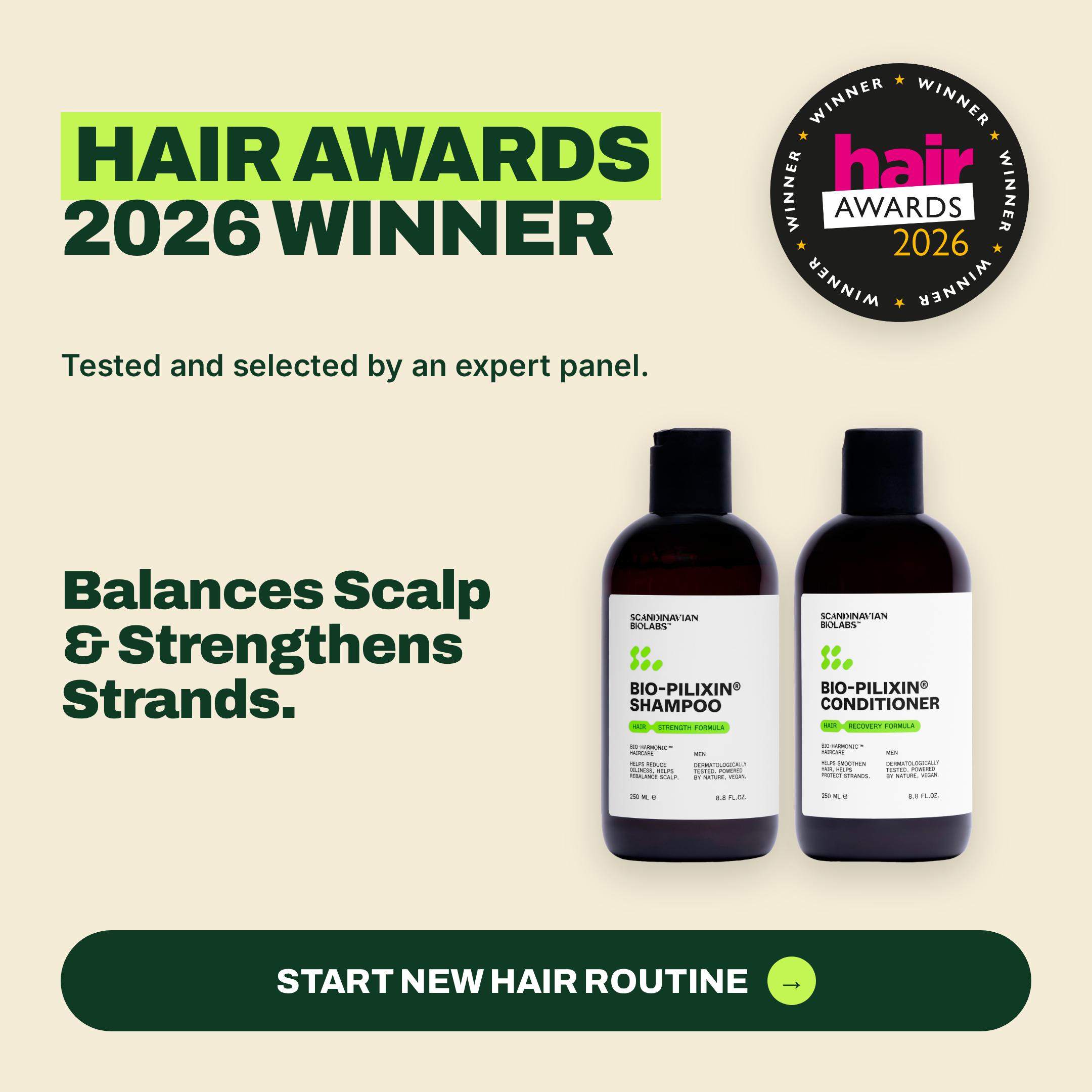 Scandinavian Biolabs Facebook ad