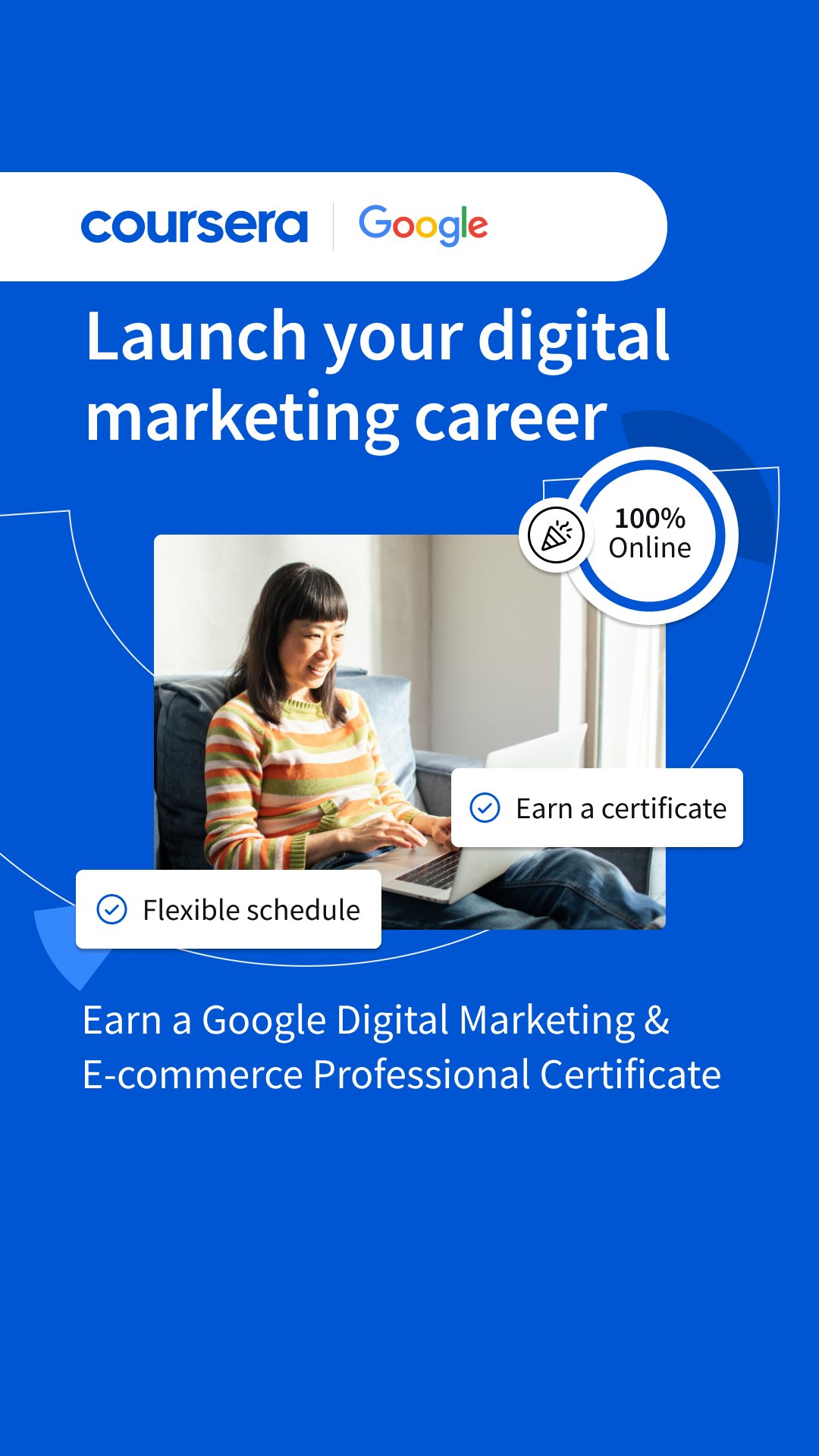Coursera Facebook ad