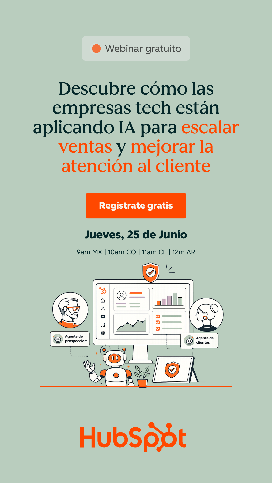 HubSpot Facebook ad