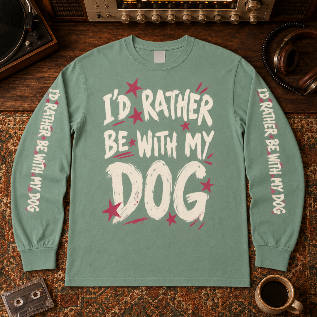 I'd Rather Be With My Dog Facebook ad