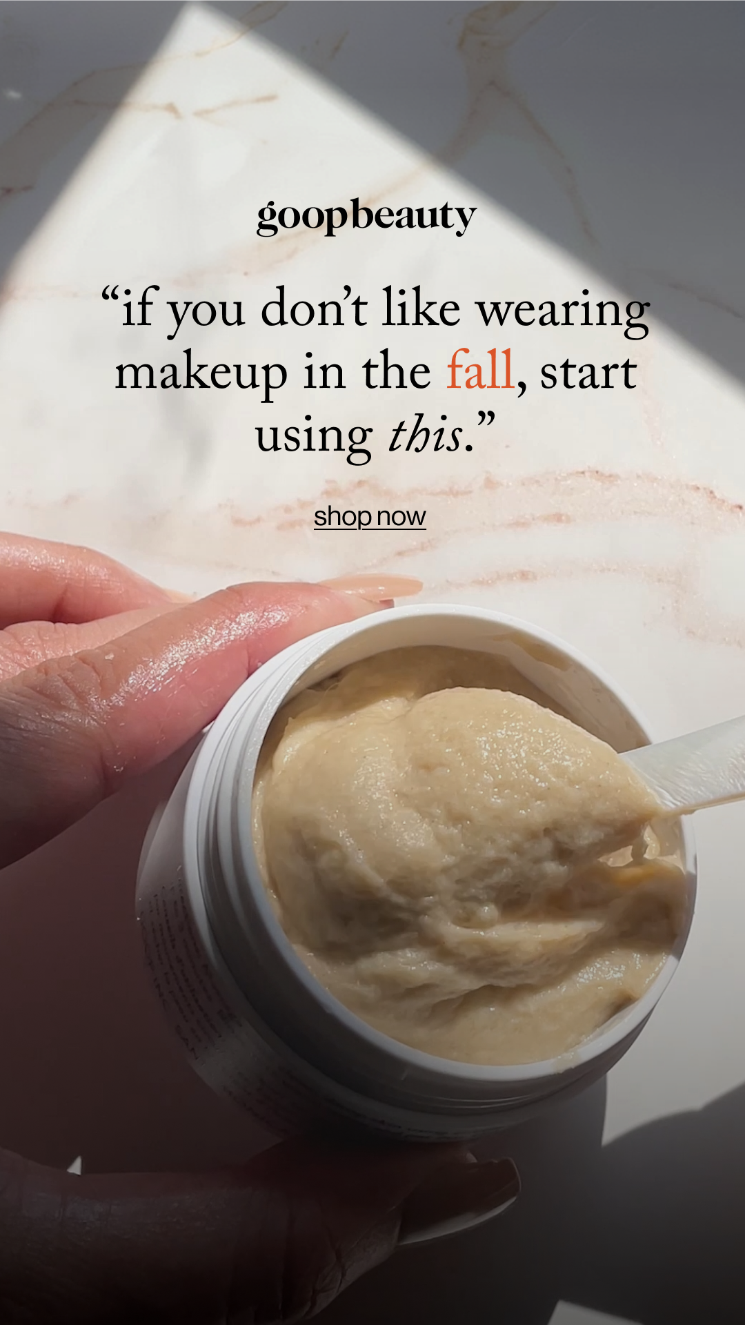 goop Facebook ad