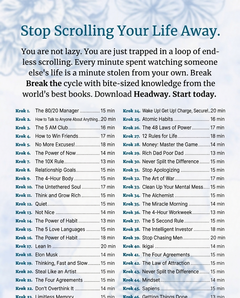 Headway App Facebook ad