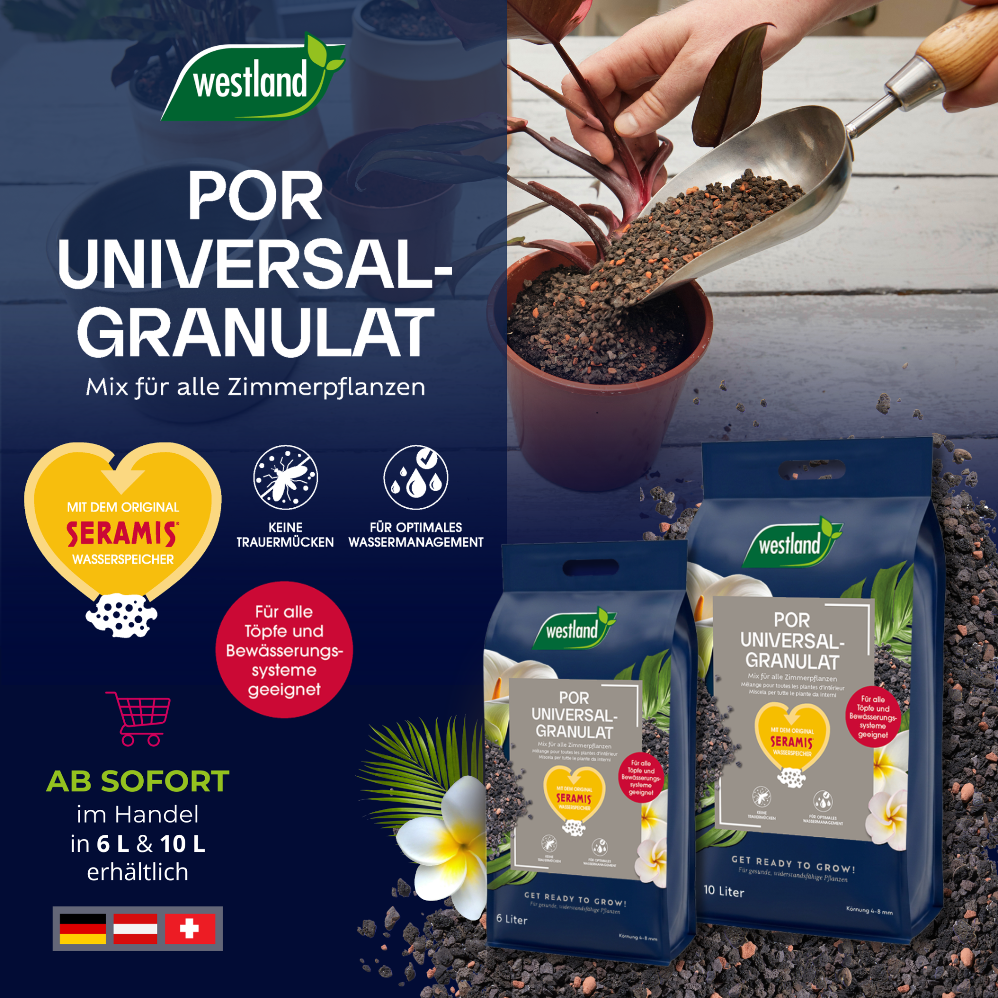 Westland Deutschland GmbH Facebook ad: Jetzt informieren und POR Universal-Granulat im Handel…