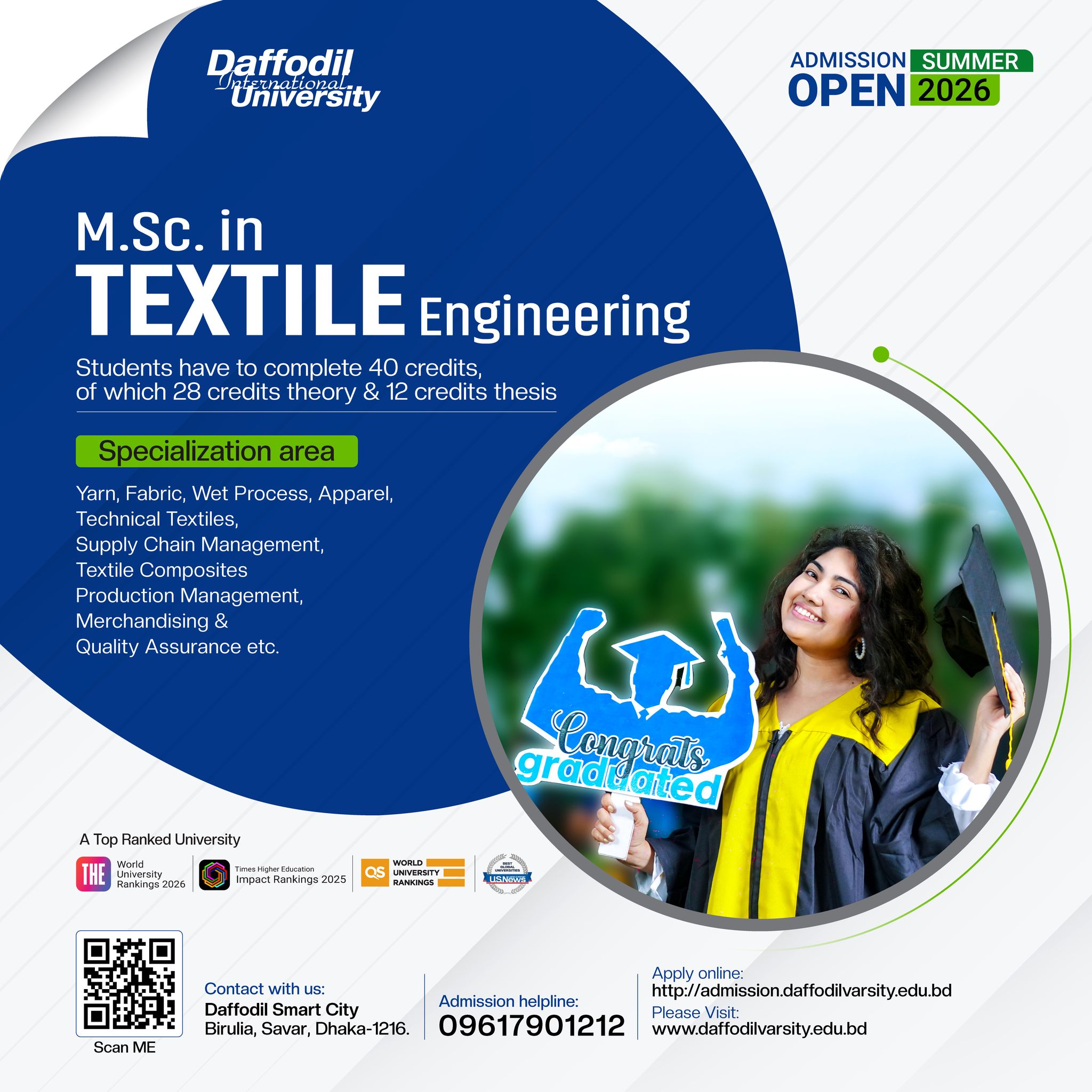 Daffodil International University Facebook ad