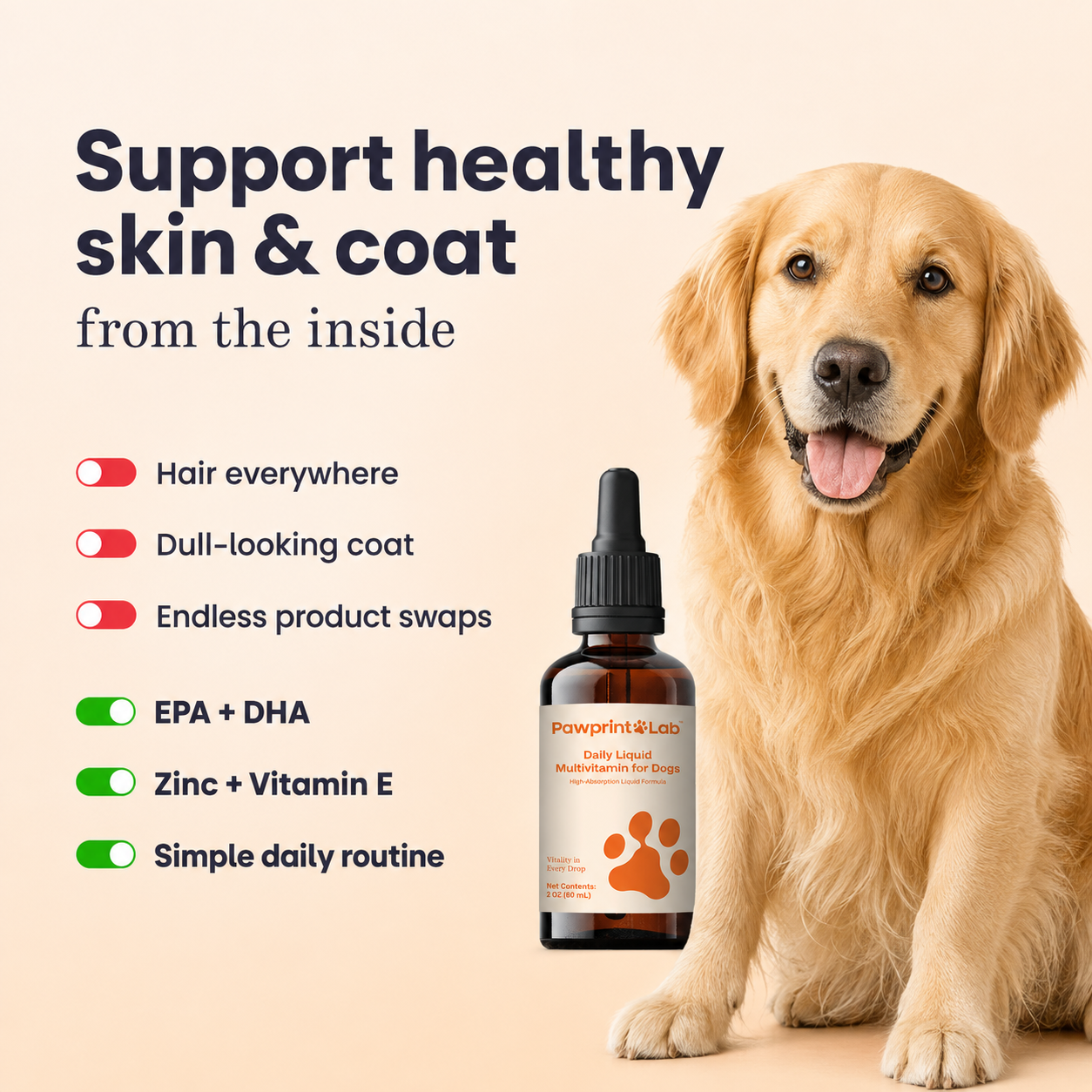 Vet-Approved Pet Products Facebook ad