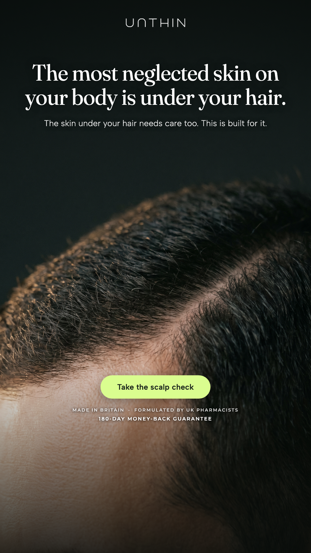 Unthinhair Facebook ad