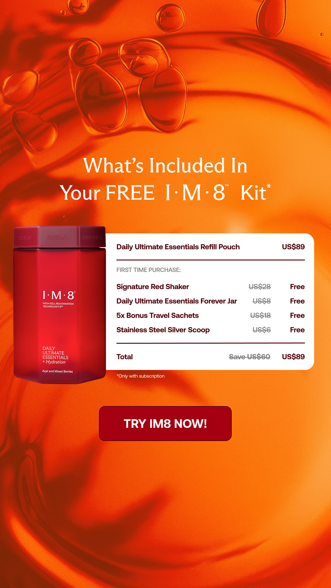 IM8 Health Facebook ad