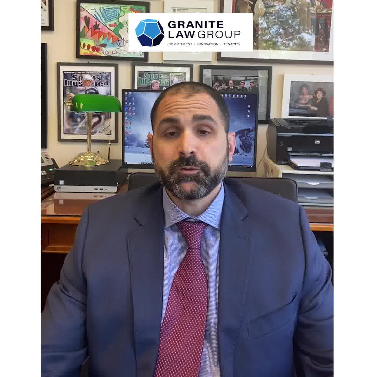 Granite Law Group Facebook ad: Get Your FREE Case Review Now