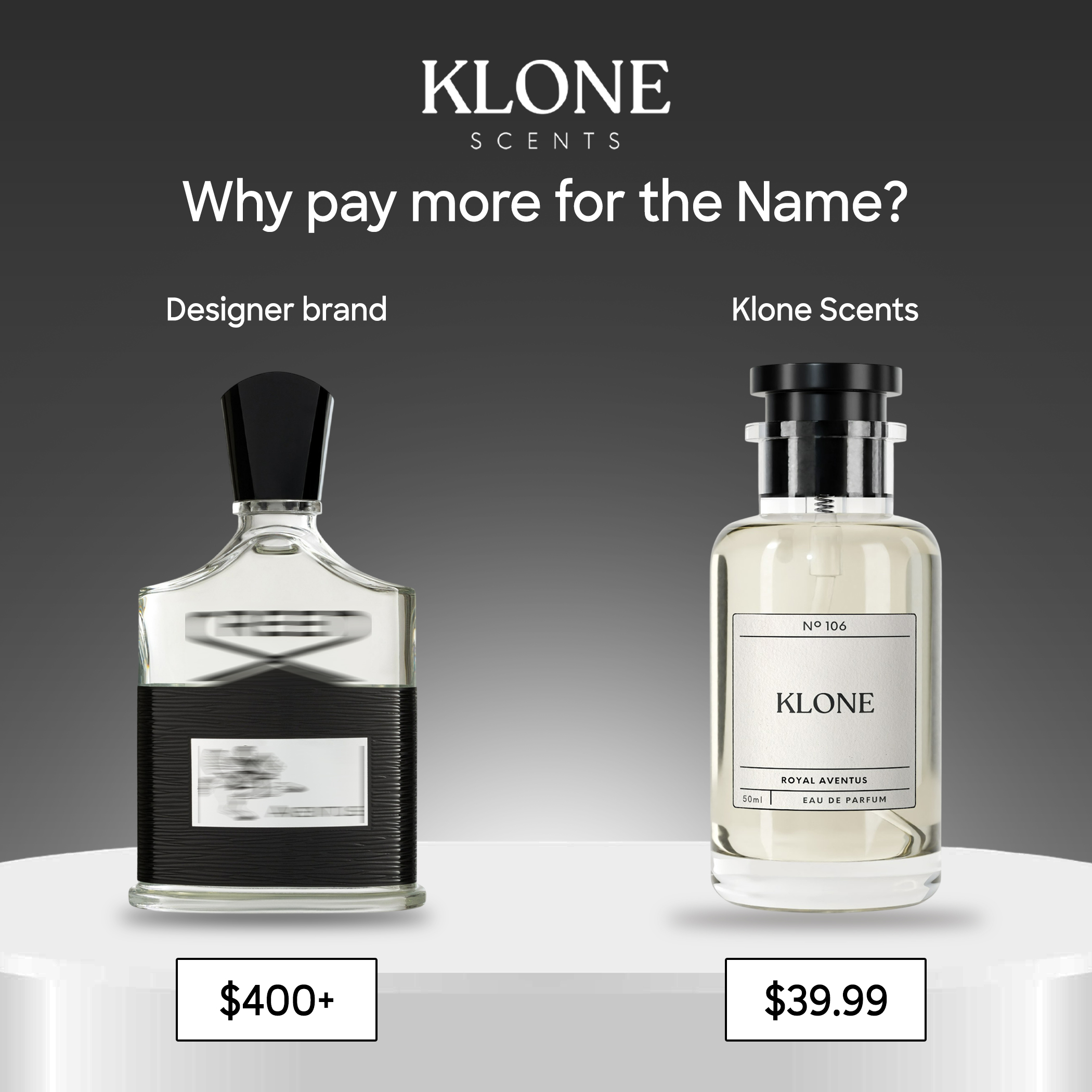 Klone Scents Facebook ad