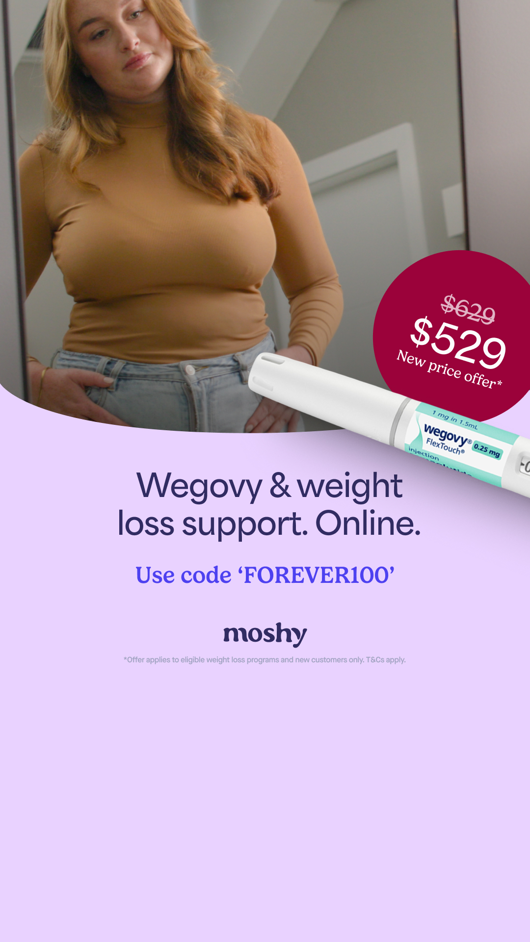 Moshy NZ Facebook ad