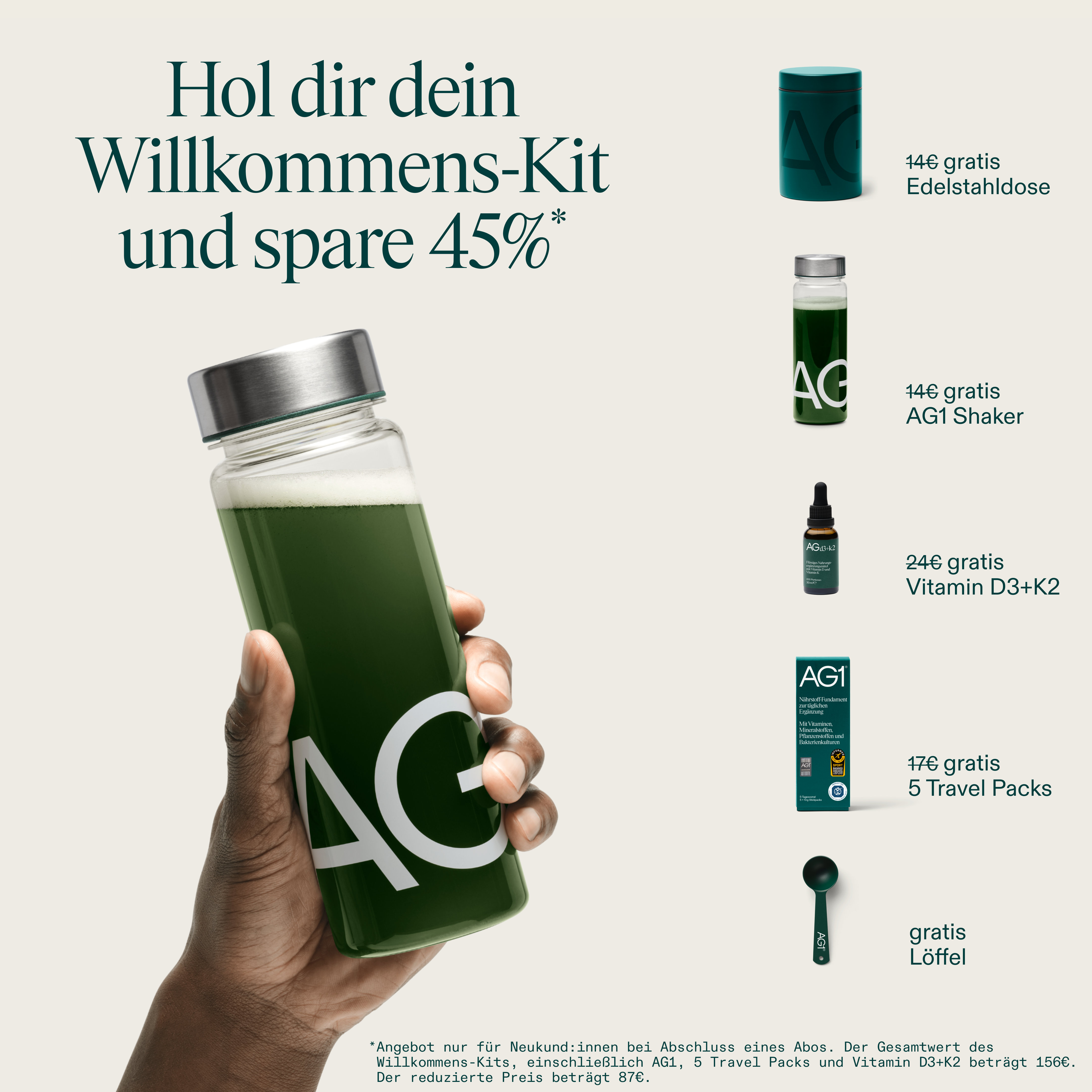 AG1 Deutschland Facebook ad