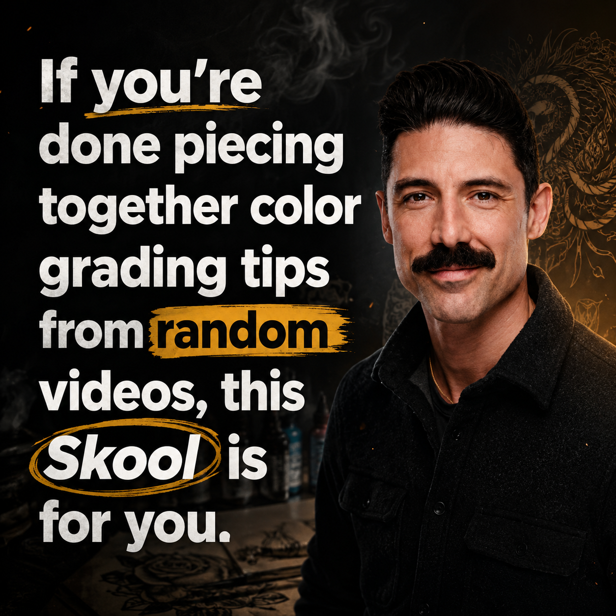 Skool Facebook ad