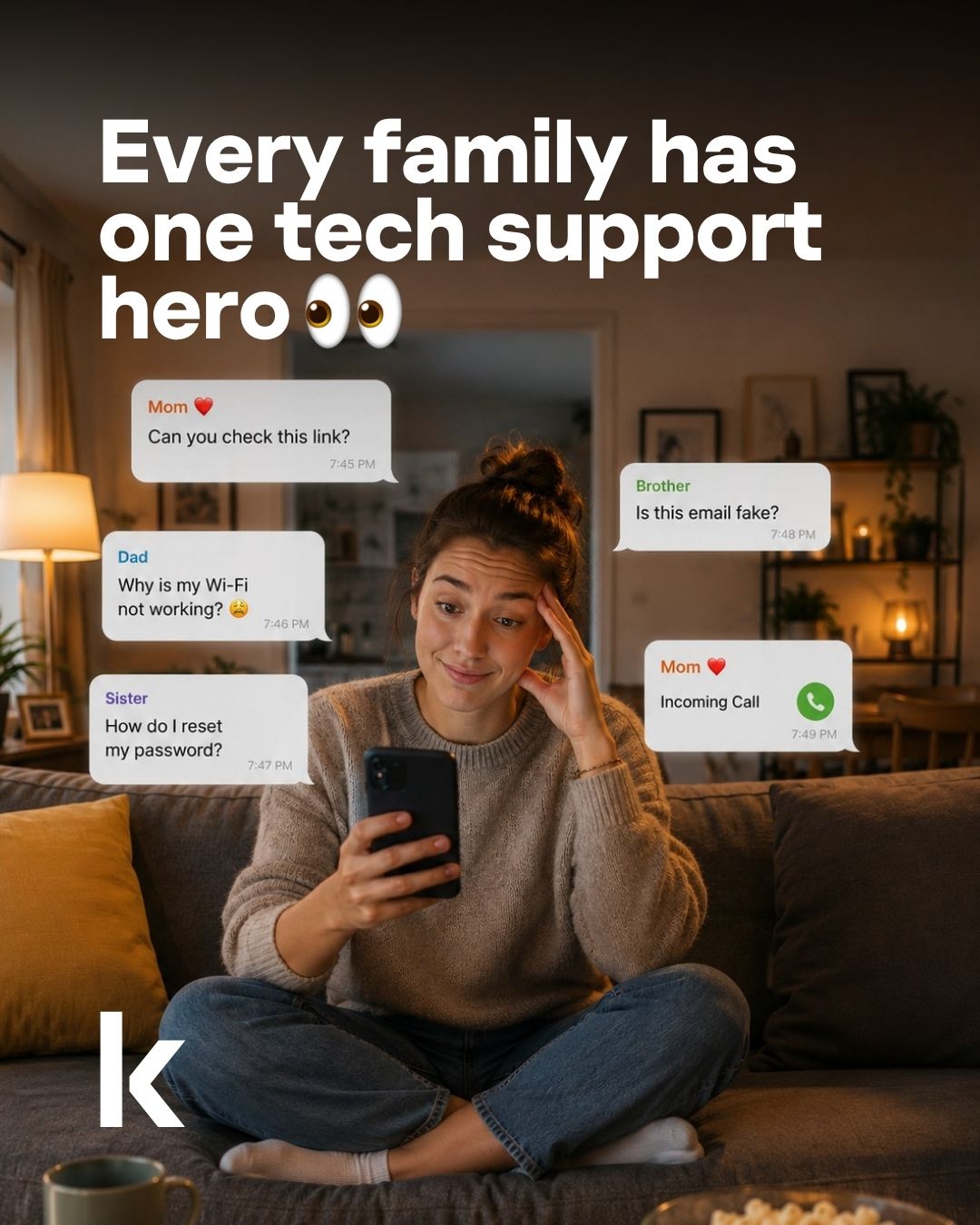 Kaspersky Facebook ad