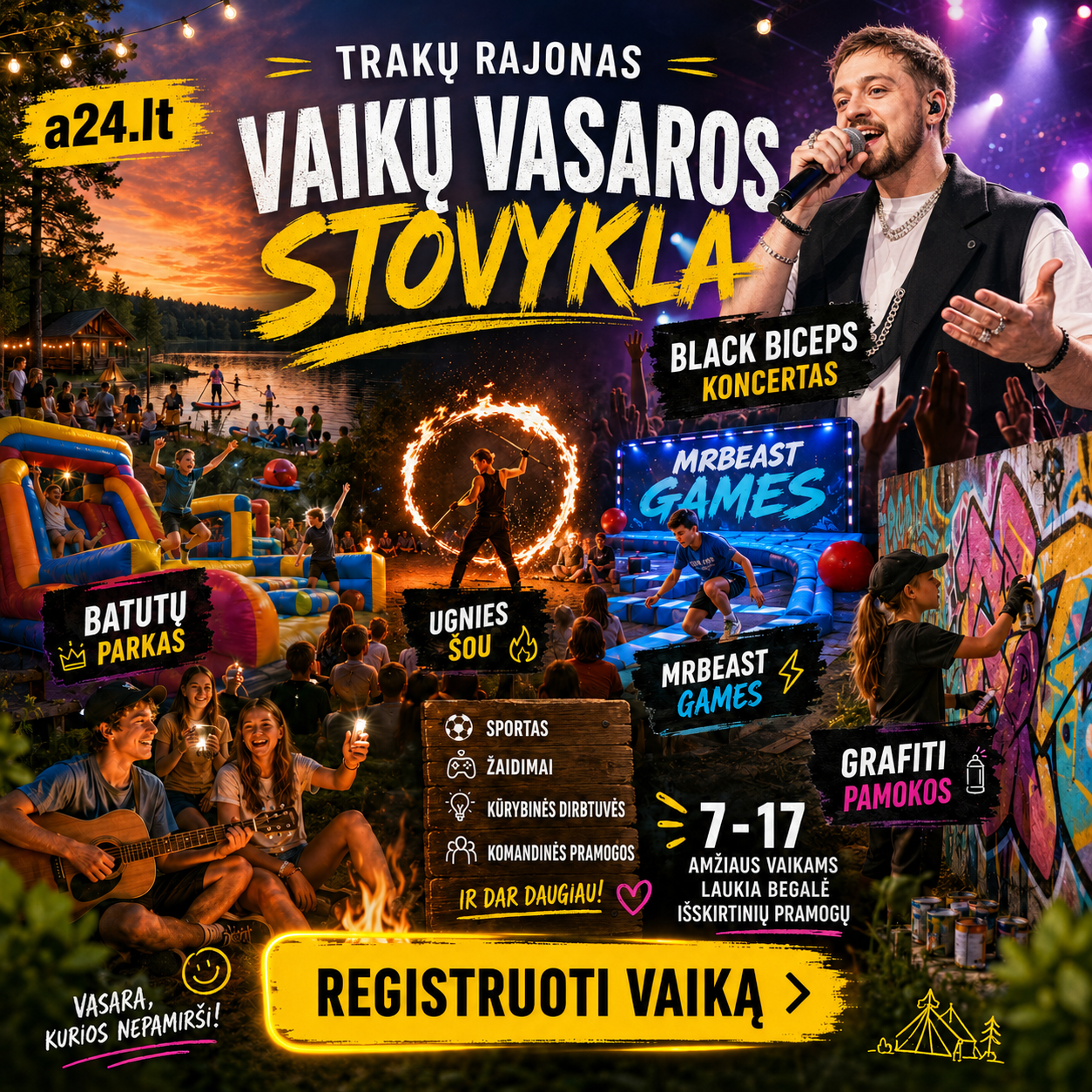 A24.LT - Gitaros pamokų studija Facebook ad